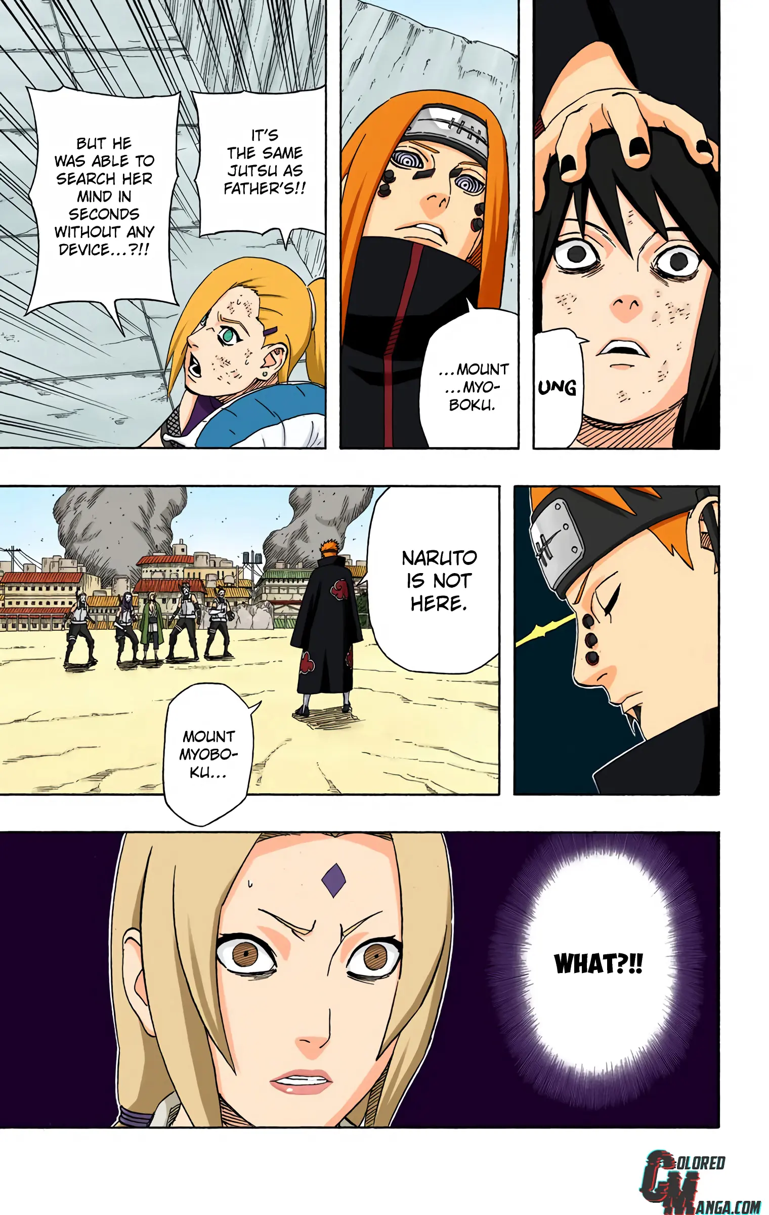 Naruto Colored Manga Online, chapter 428, page 17