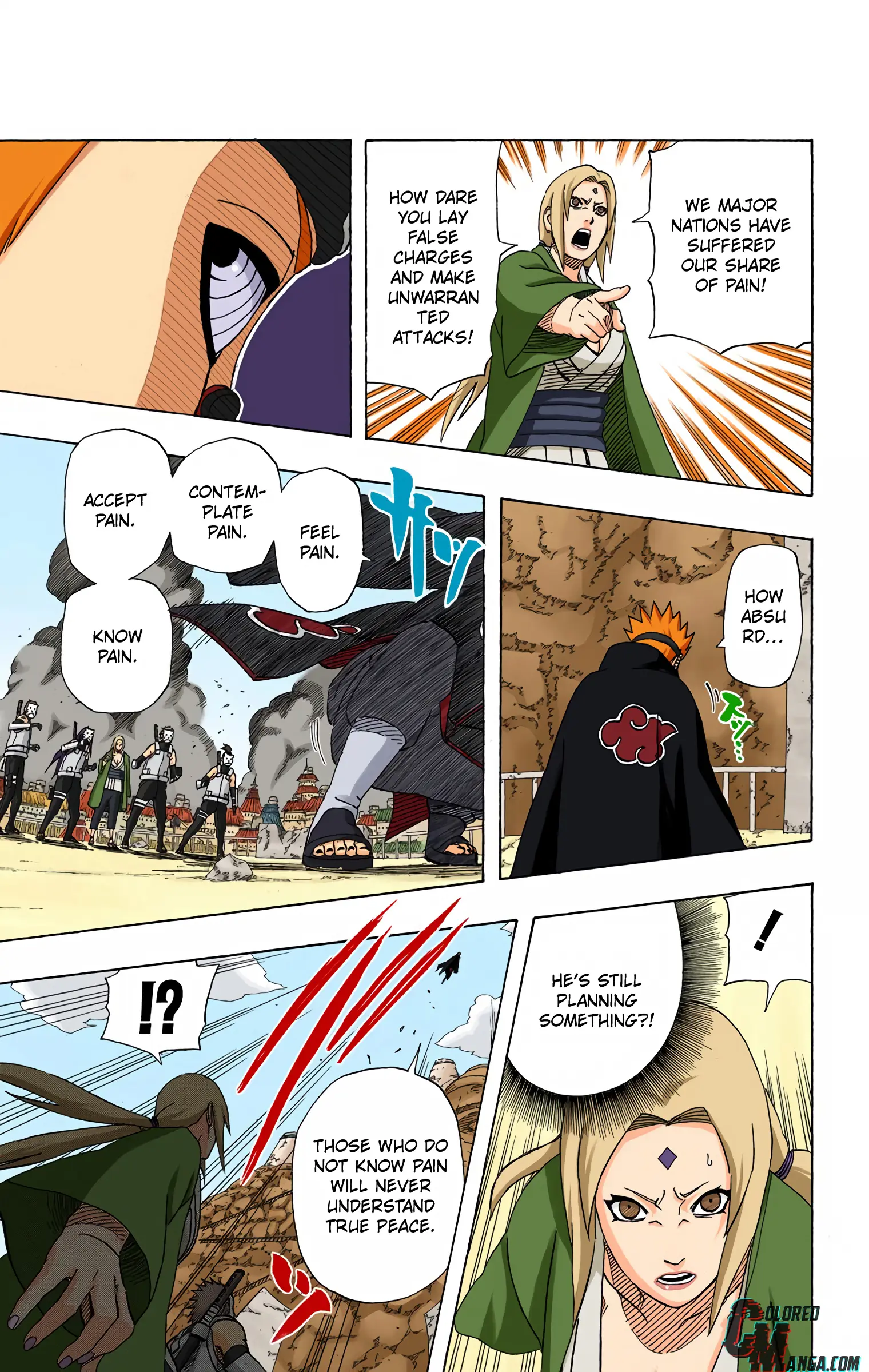 Naruto Colored Manga Online, chapter 429, page 3
