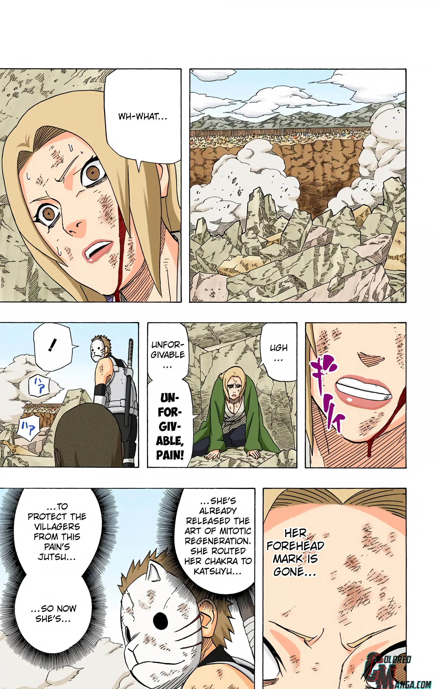 Naruto Colored Manga Online, chapter 430, page 9