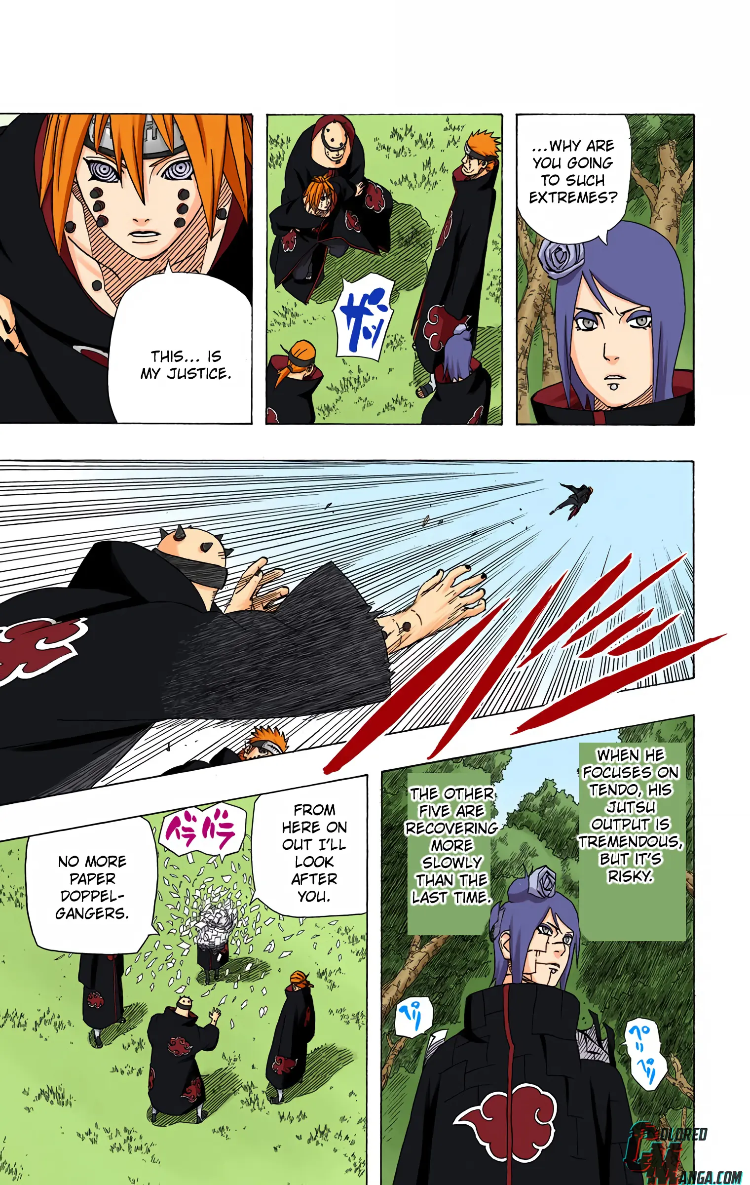 Naruto Colored Manga Online, chapter 430, page 13