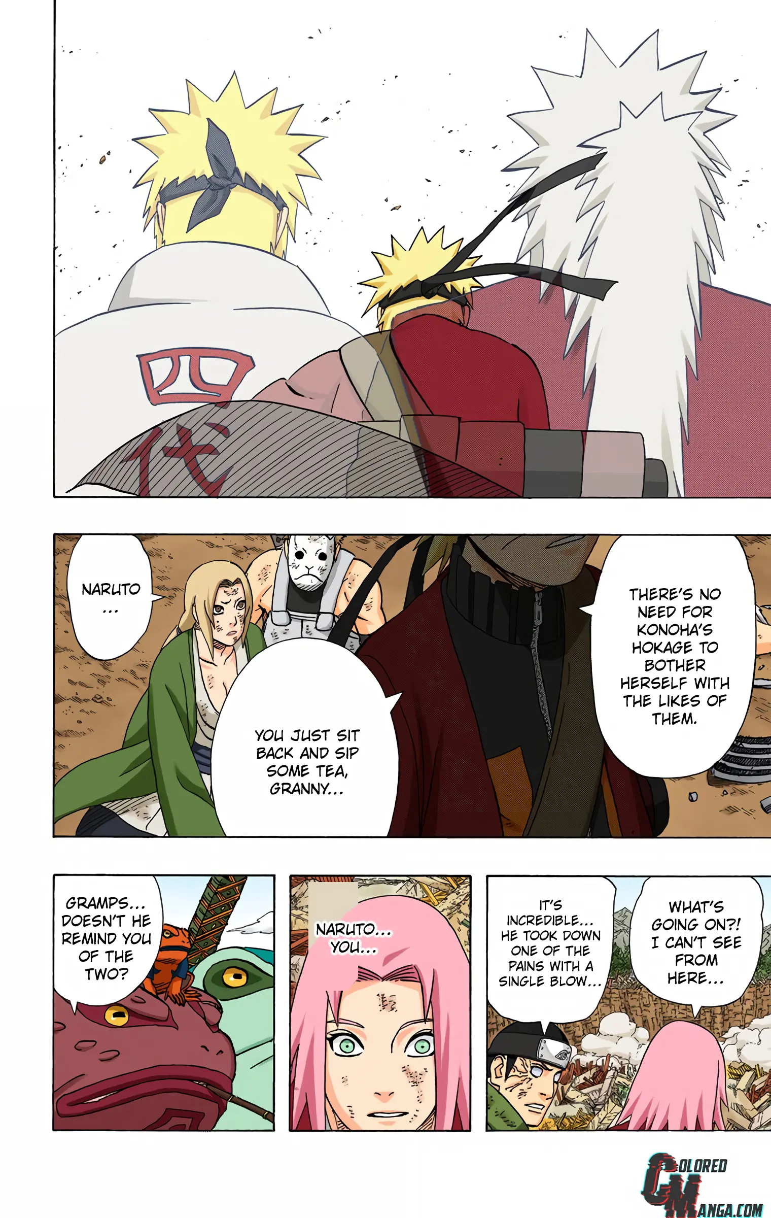 Naruto Colored Manga Online, chapter 430, page 17