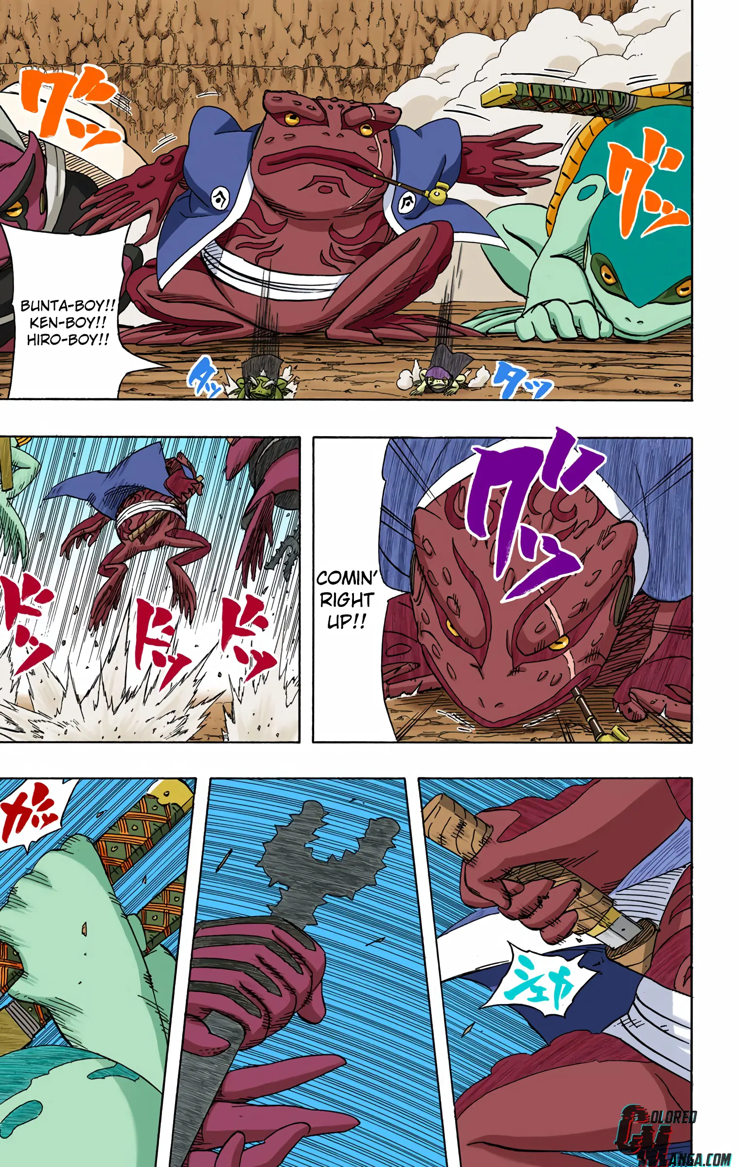 Naruto Colored Manga Online, chapter 431, page 11