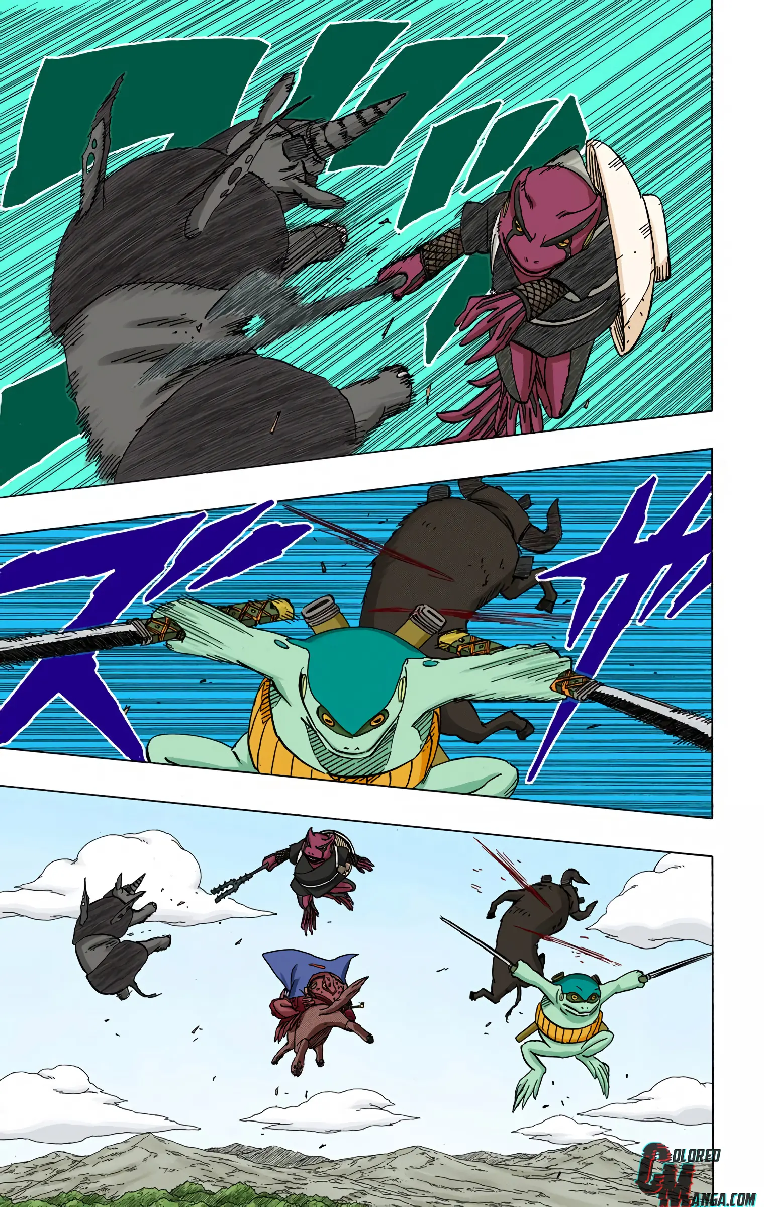 Naruto Colored Manga Online, chapter 431, page 15