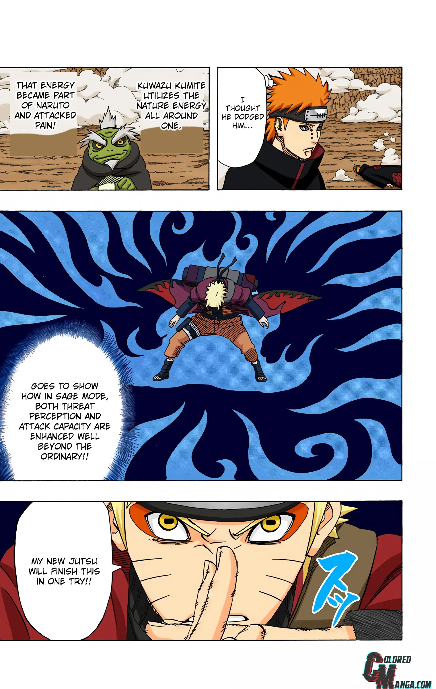 Naruto Colored Manga Online, chapter 431, page 17