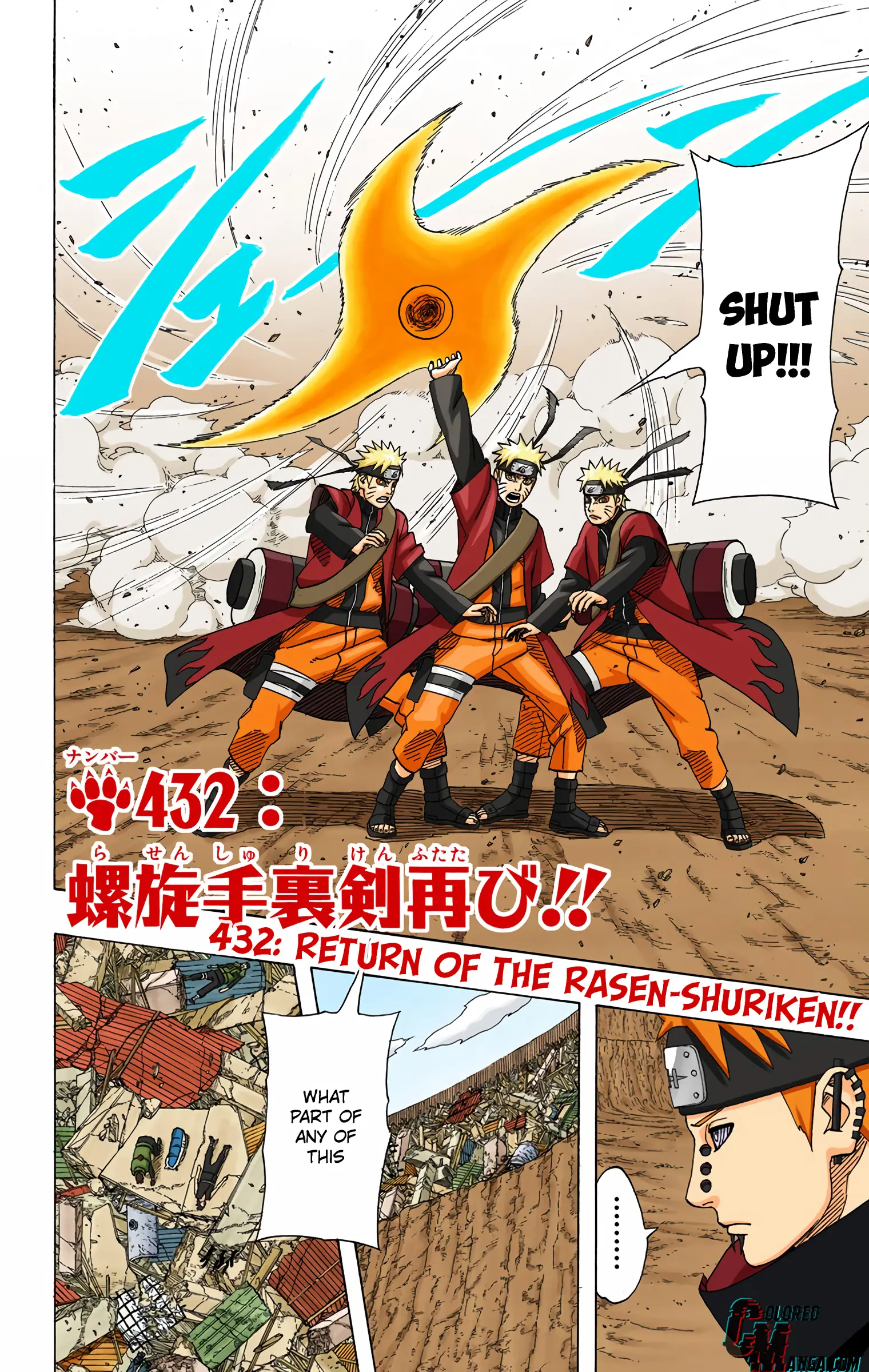 Naruto Colored Manga Online, chapter 432, page 2