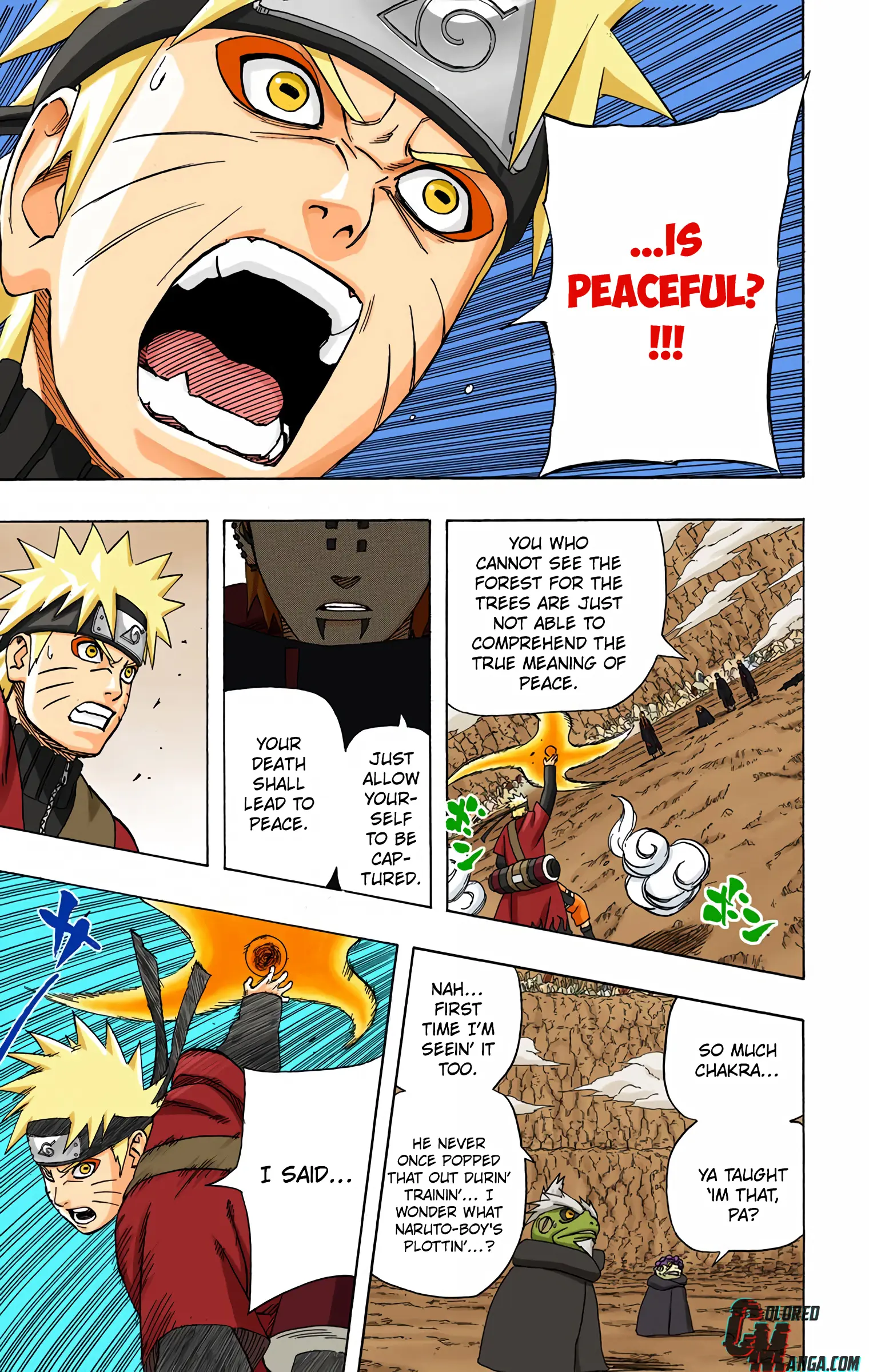 Naruto Colored Manga Online, chapter 432, page 3