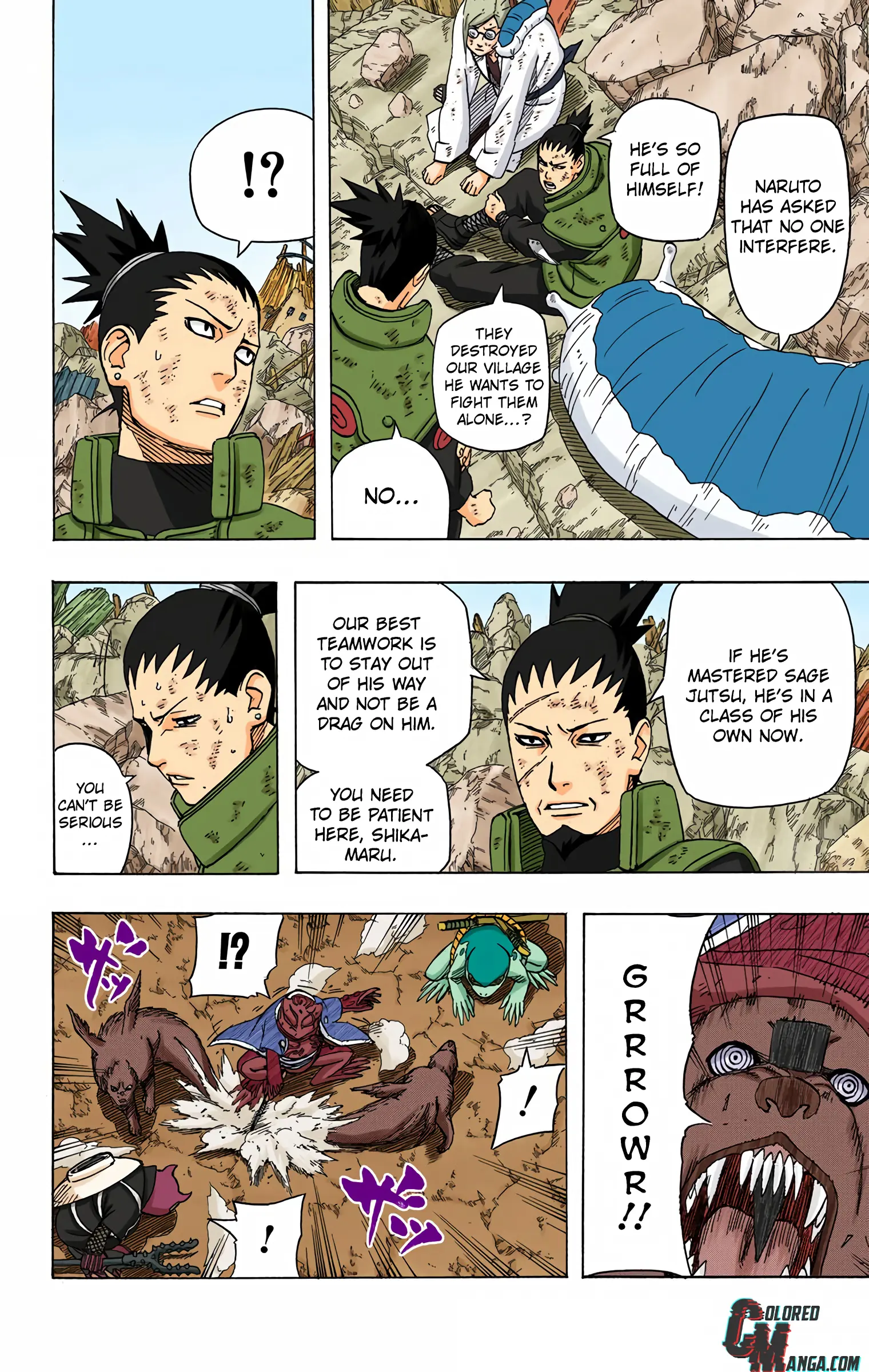 Naruto Colored Manga Online, chapter 432, page 9