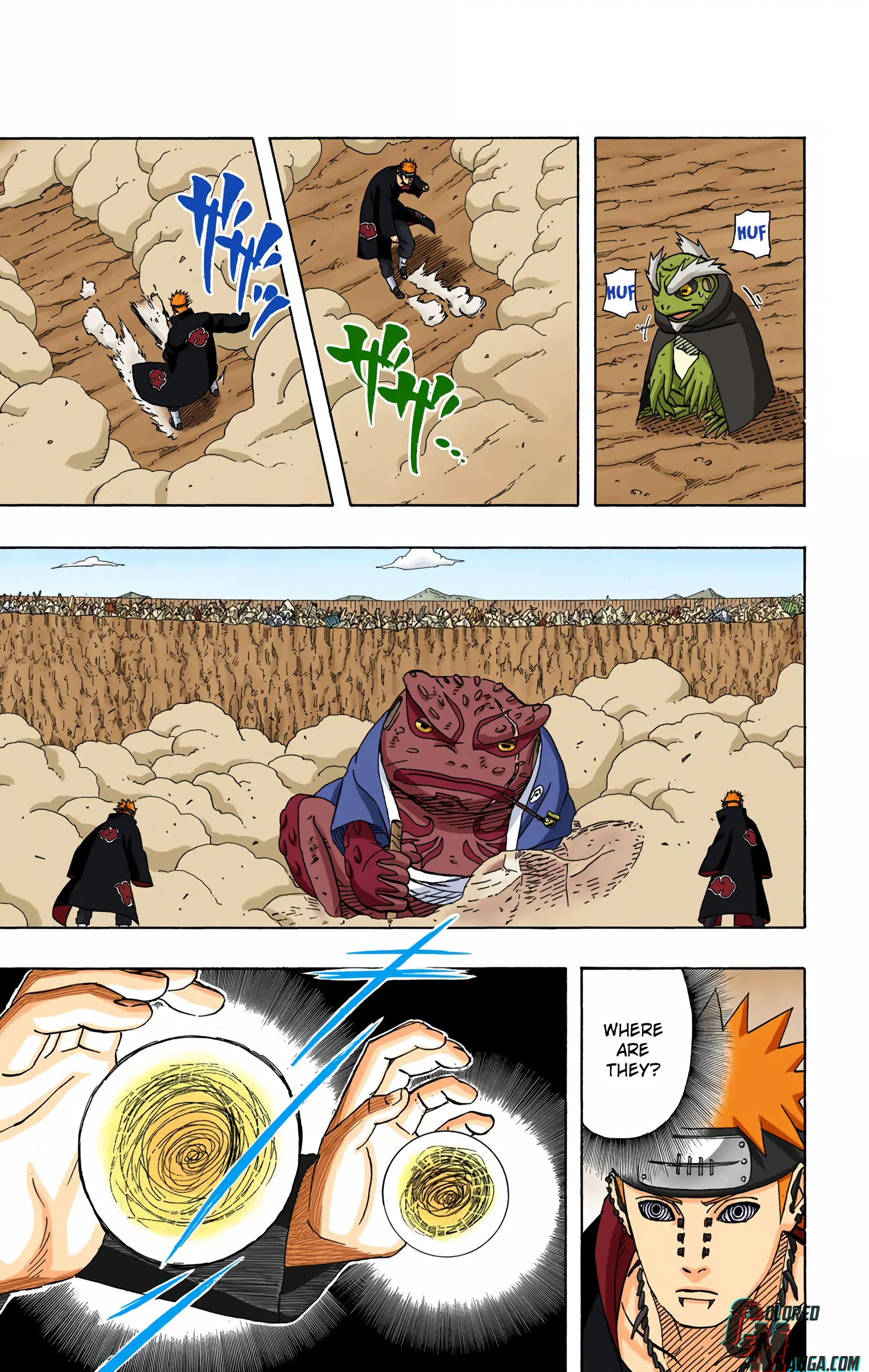 Naruto Colored Manga Online, chapter 432, page 14