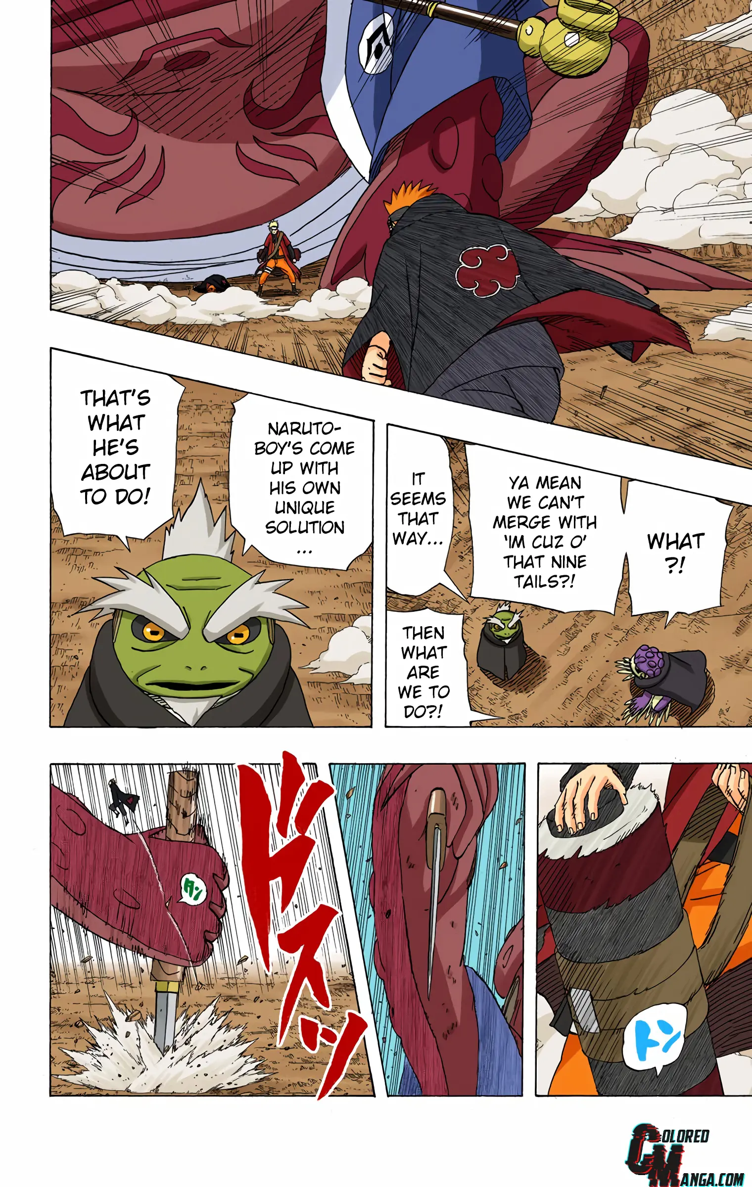 Naruto Colored Manga Online, chapter 433, page 8