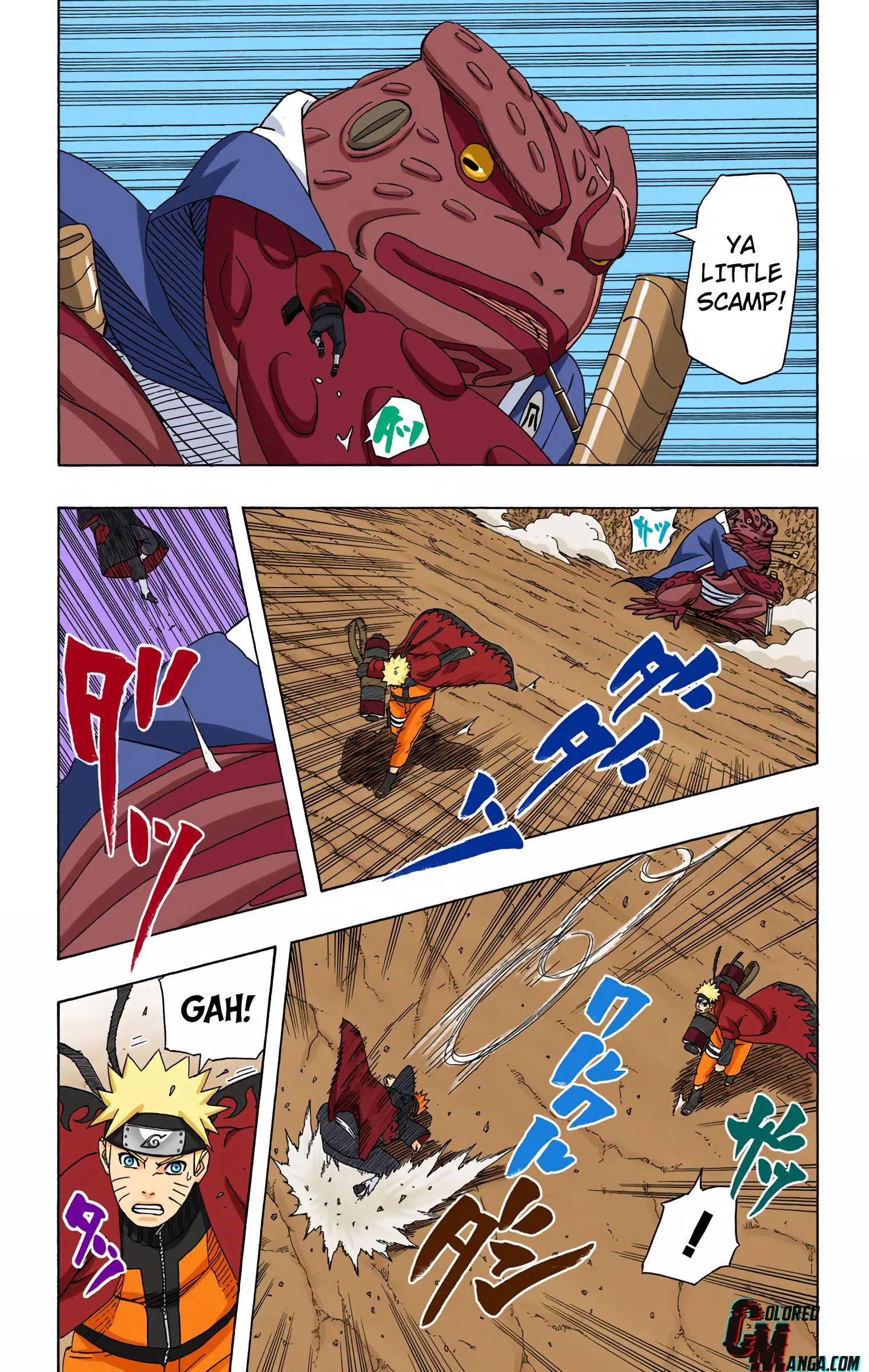 Naruto Colored Manga Online, chapter 433, page 9