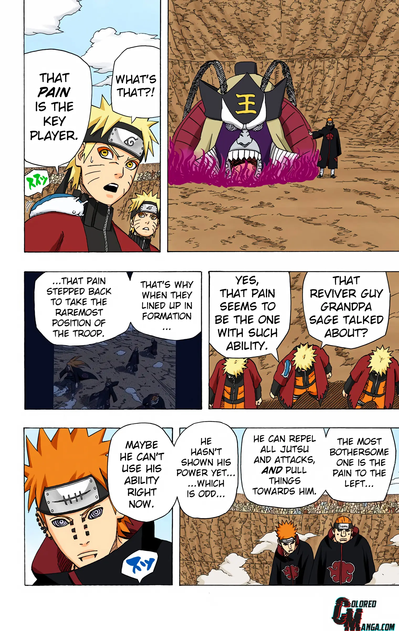 Naruto Colored Manga Online, chapter 433, page 18