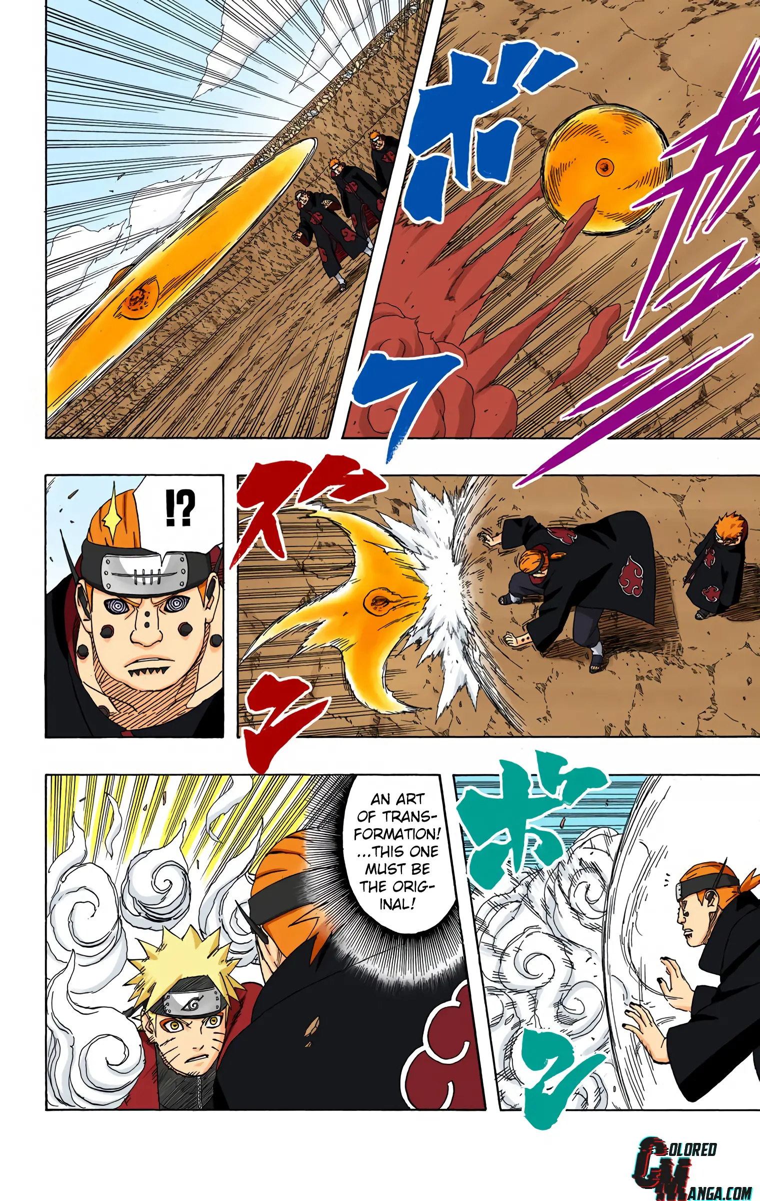 Naruto Colored Manga Online, chapter 433, page 20