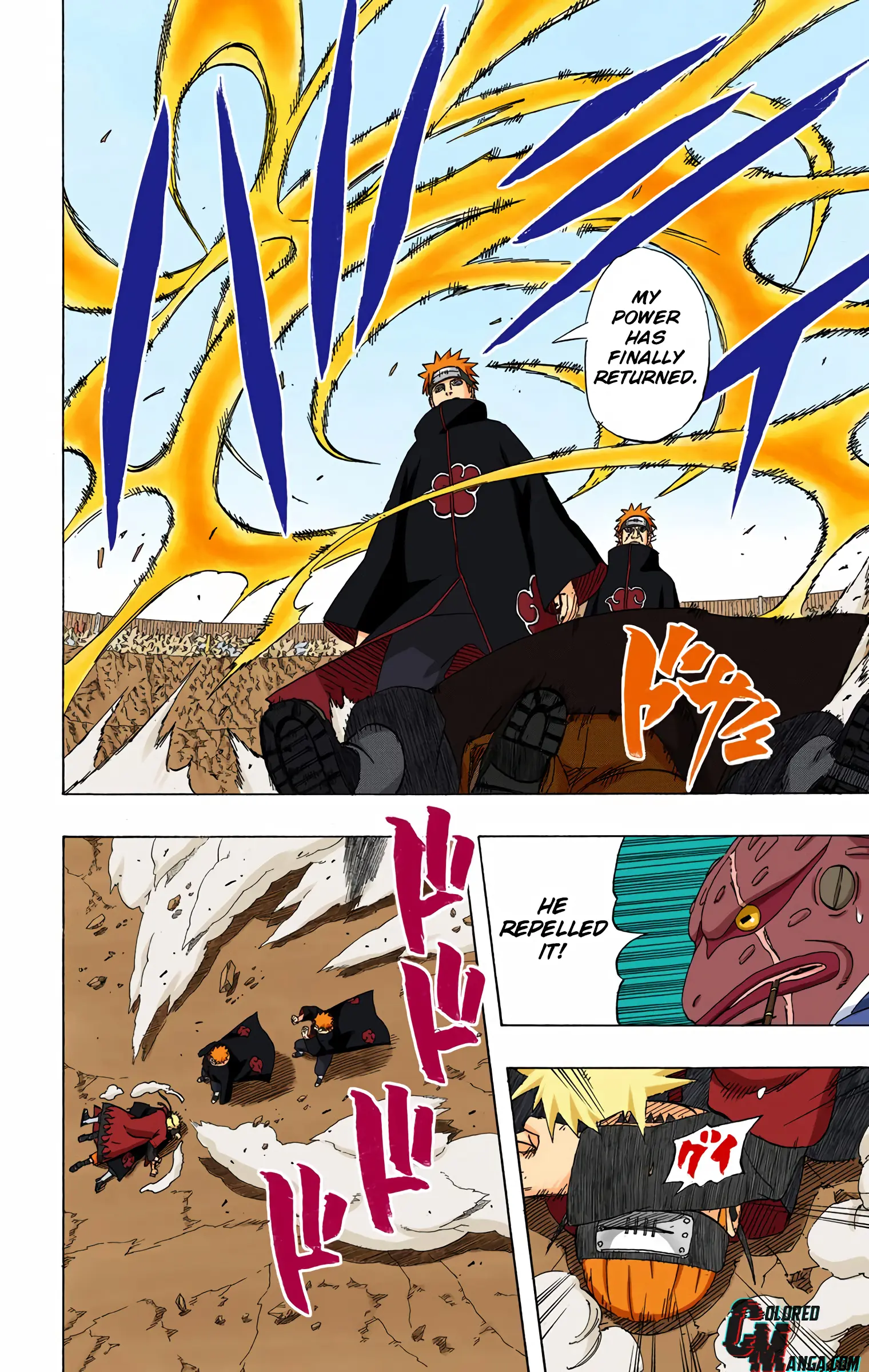 Naruto Colored Manga Online, chapter 433, page 22