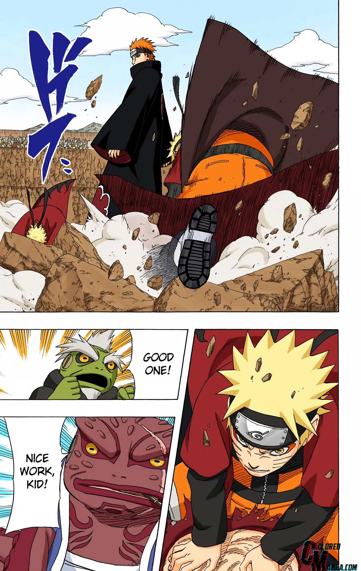 Naruto Colored Manga Online, chapter 434, page 3