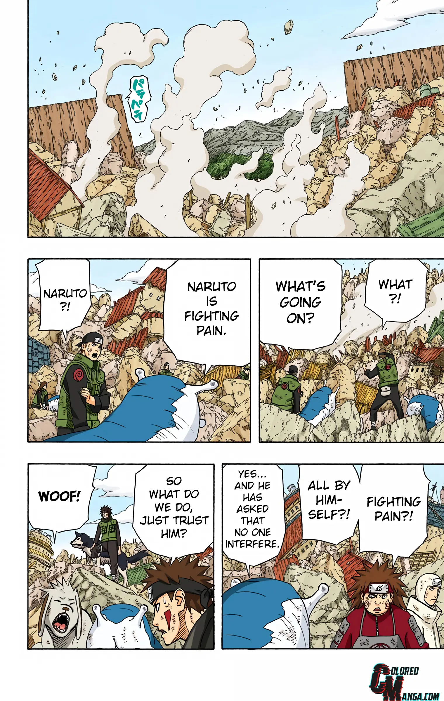 Naruto Colored Manga Online, chapter 434, page 12