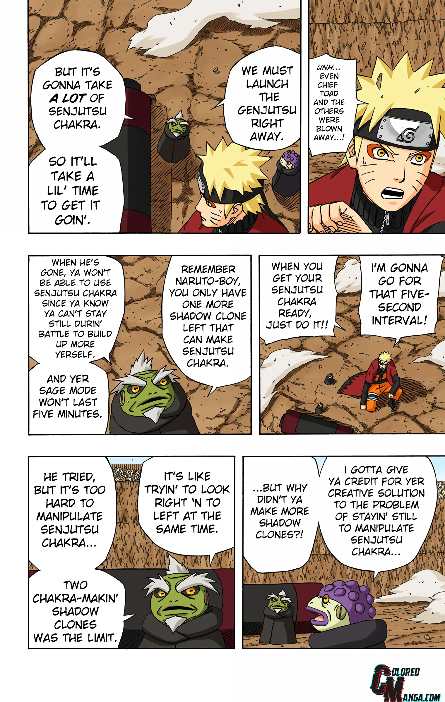 Naruto Colored Manga Online, chapter 434, page 14