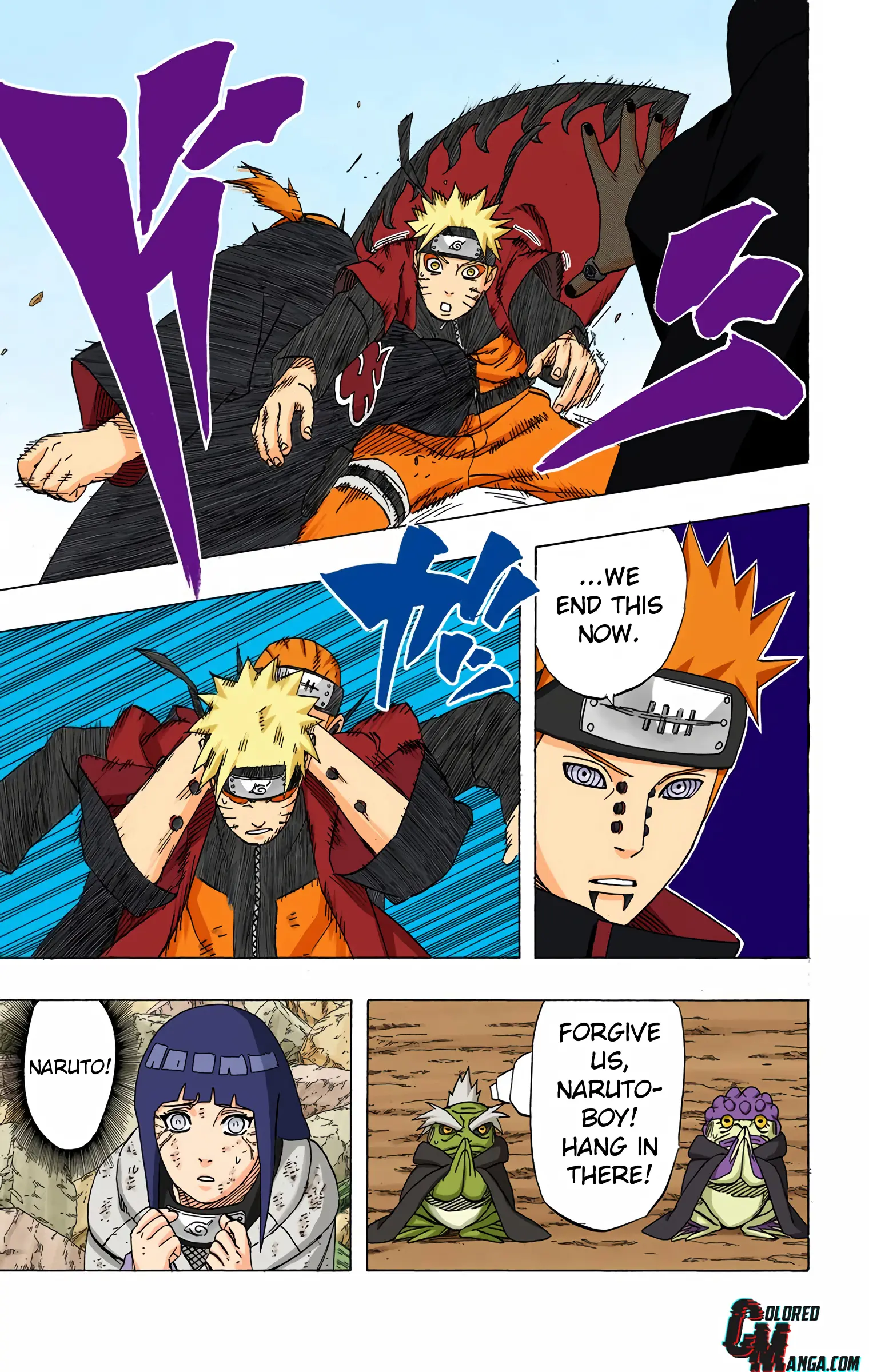 Naruto Colored Manga Online, chapter 434, page 17