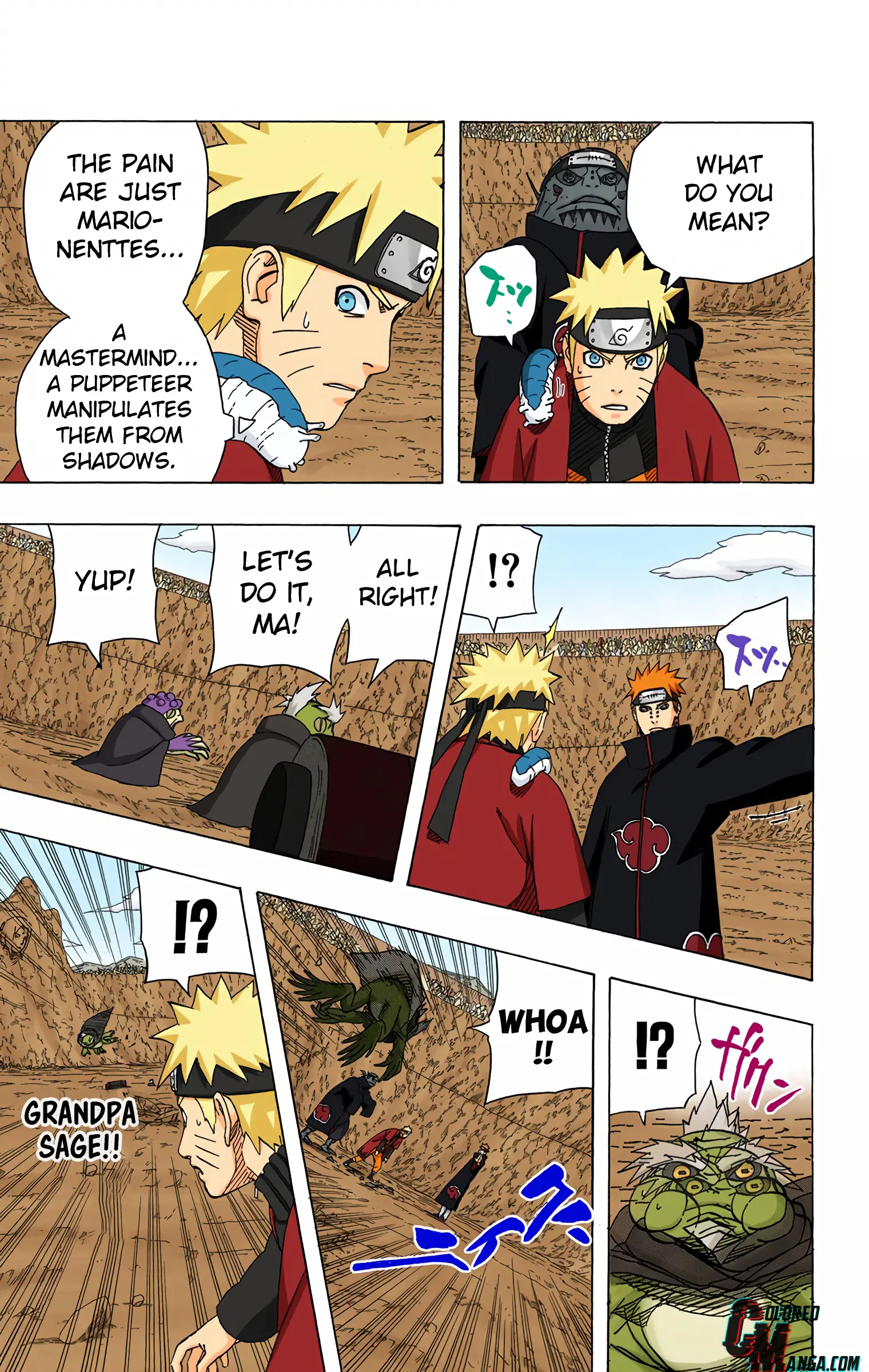 Naruto Colored Manga Online, chapter 435, page 7
