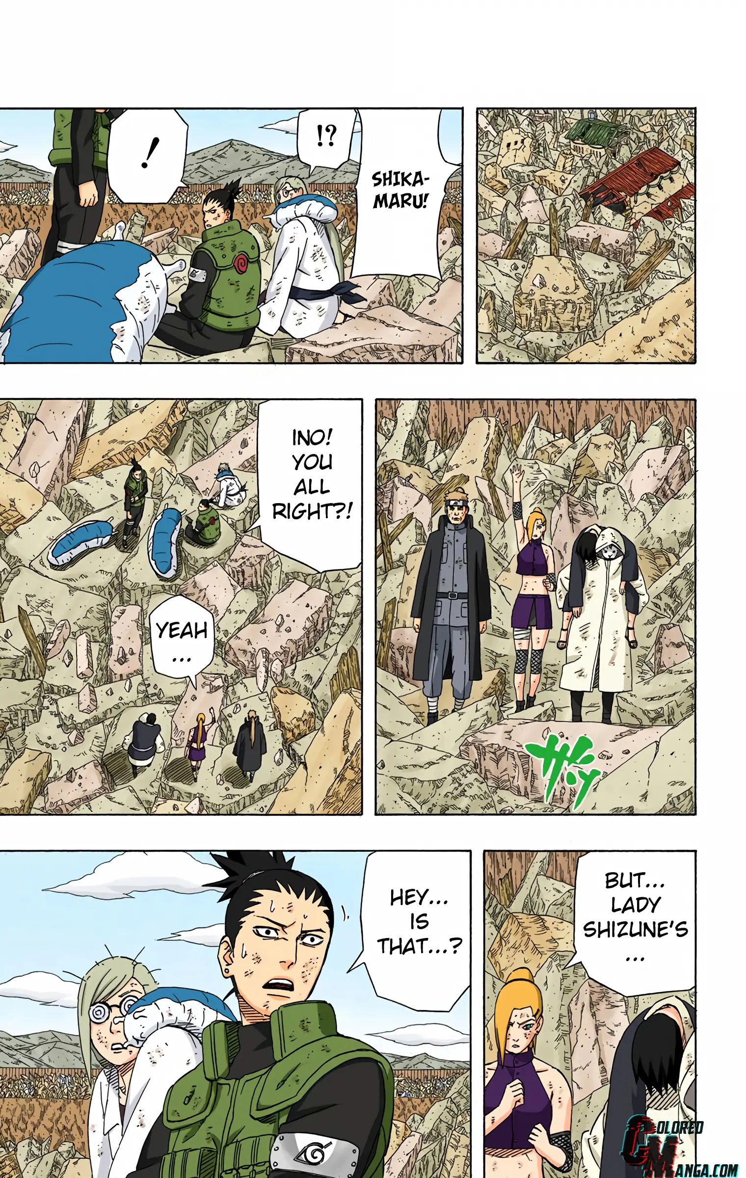 Naruto Colored Manga Online, chapter 435, page 9