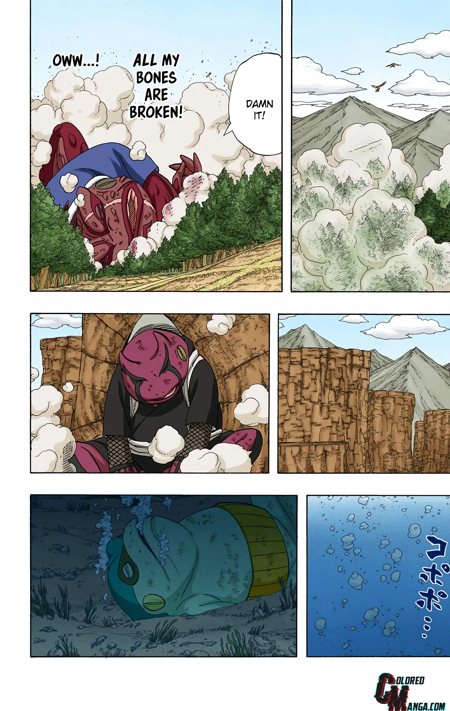 Naruto Colored Manga Online, chapter 435, page 10