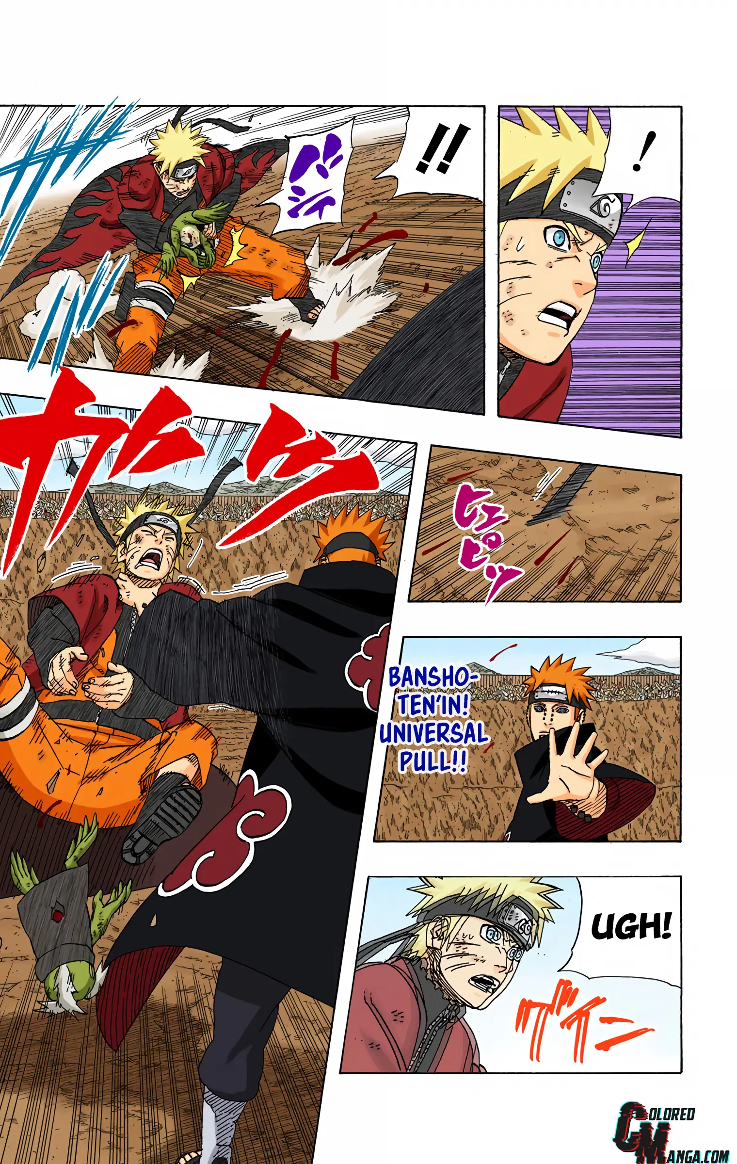 Naruto Colored Manga Online, chapter 435, page 13