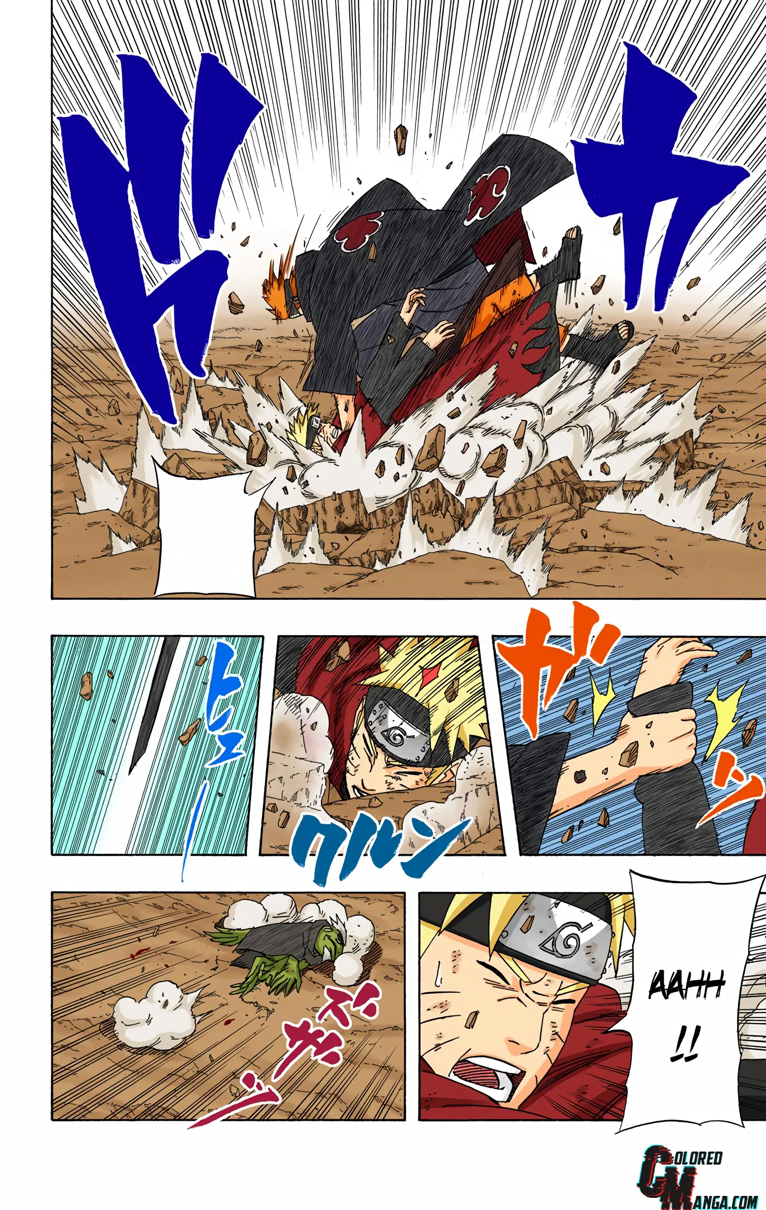 Naruto Colored Manga Online, chapter 435, page 14