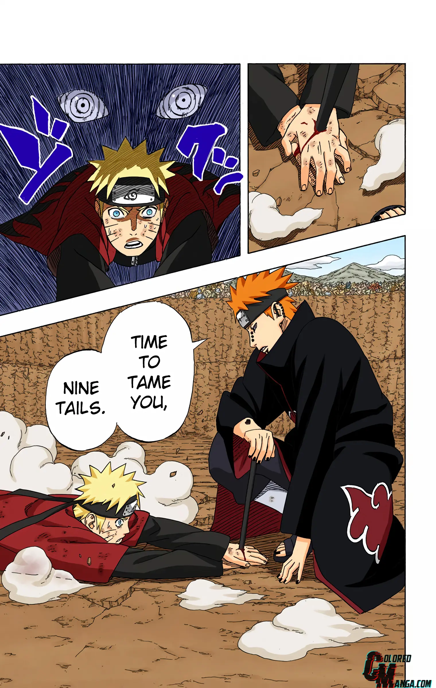 Naruto Colored Manga Online, chapter 435, page 15
