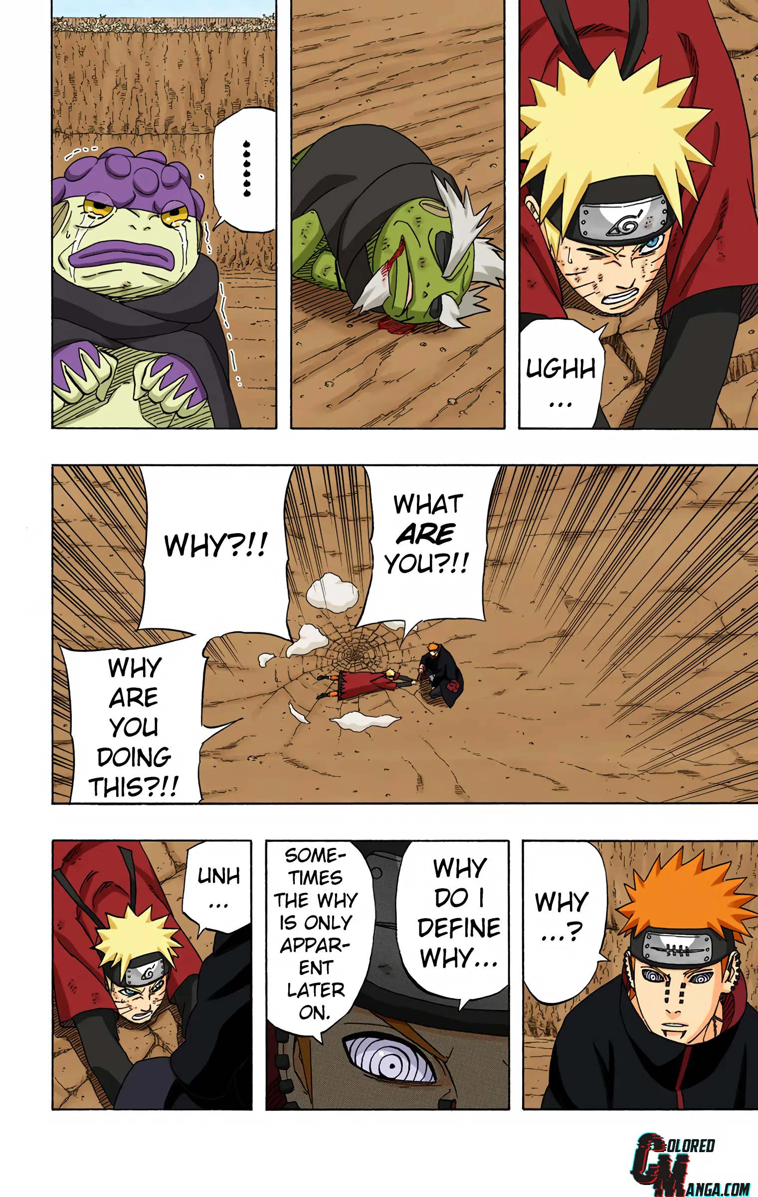 Naruto Colored Manga Online, chapter 435, page 16