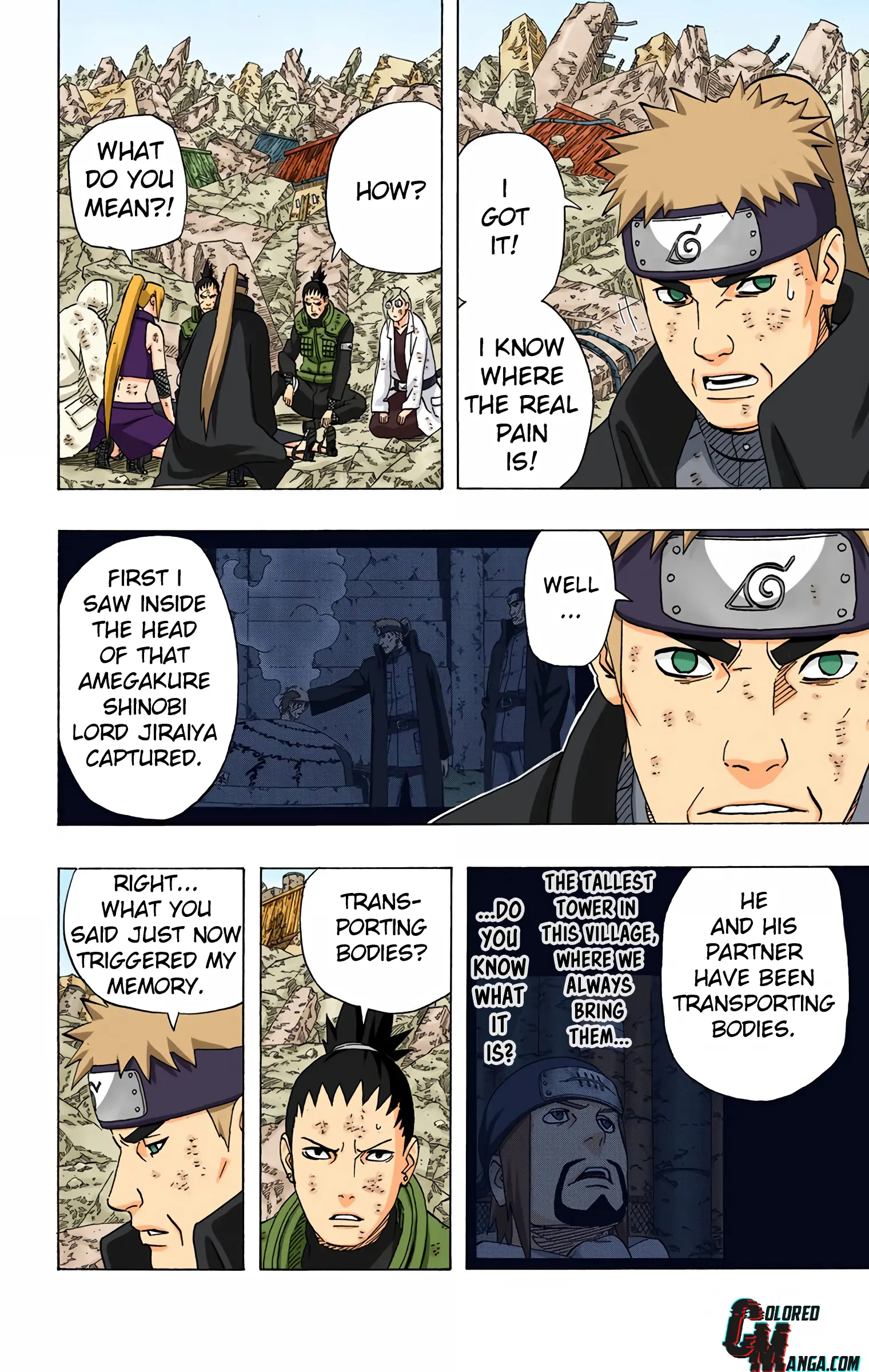 Naruto Colored Manga Online, chapter 436, page 2