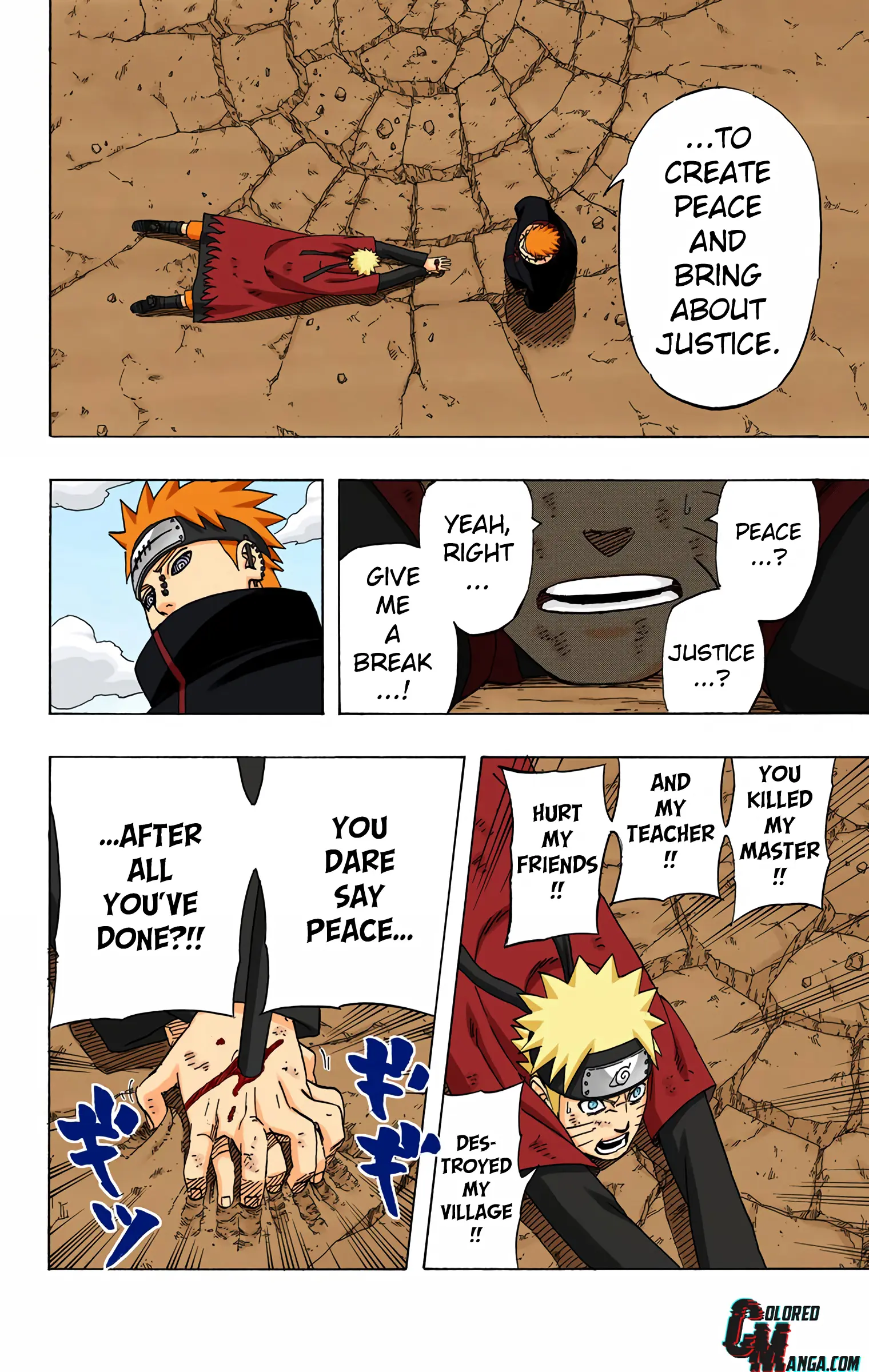 Naruto Colored Manga Online, chapter 436, page 6