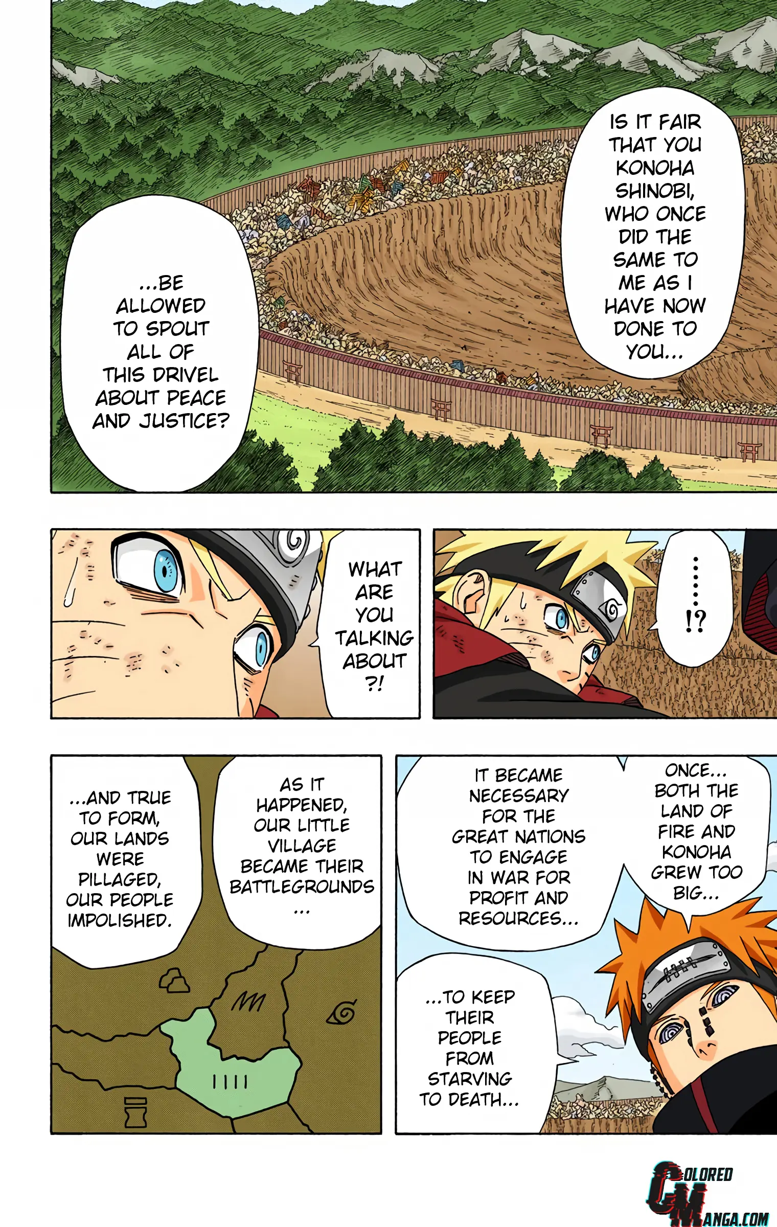 Naruto Colored Manga Online, chapter 436, page 8