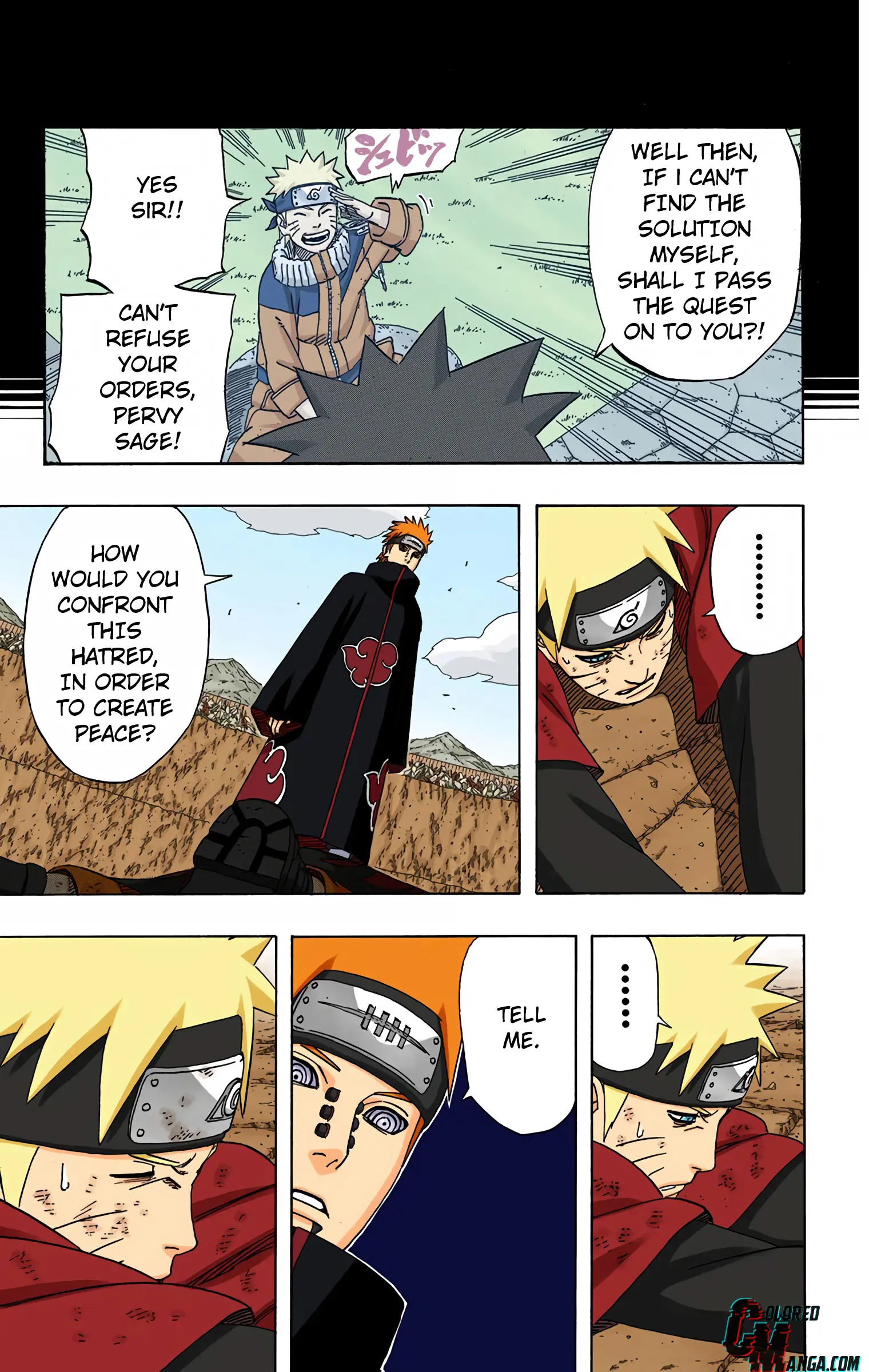 Naruto Colored Manga Online, chapter 436, page 13