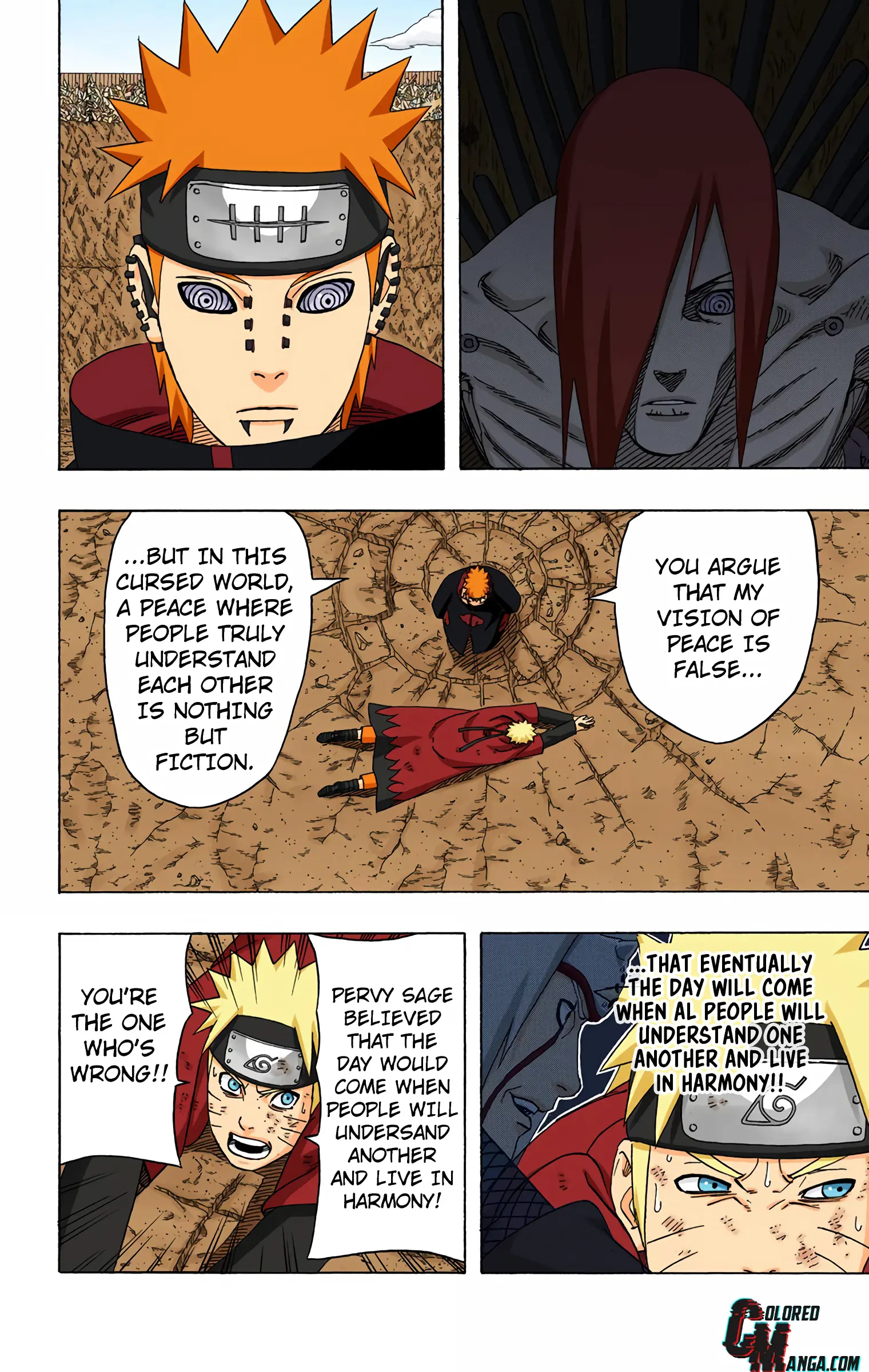 Naruto Colored Manga Online, chapter 437, page 2