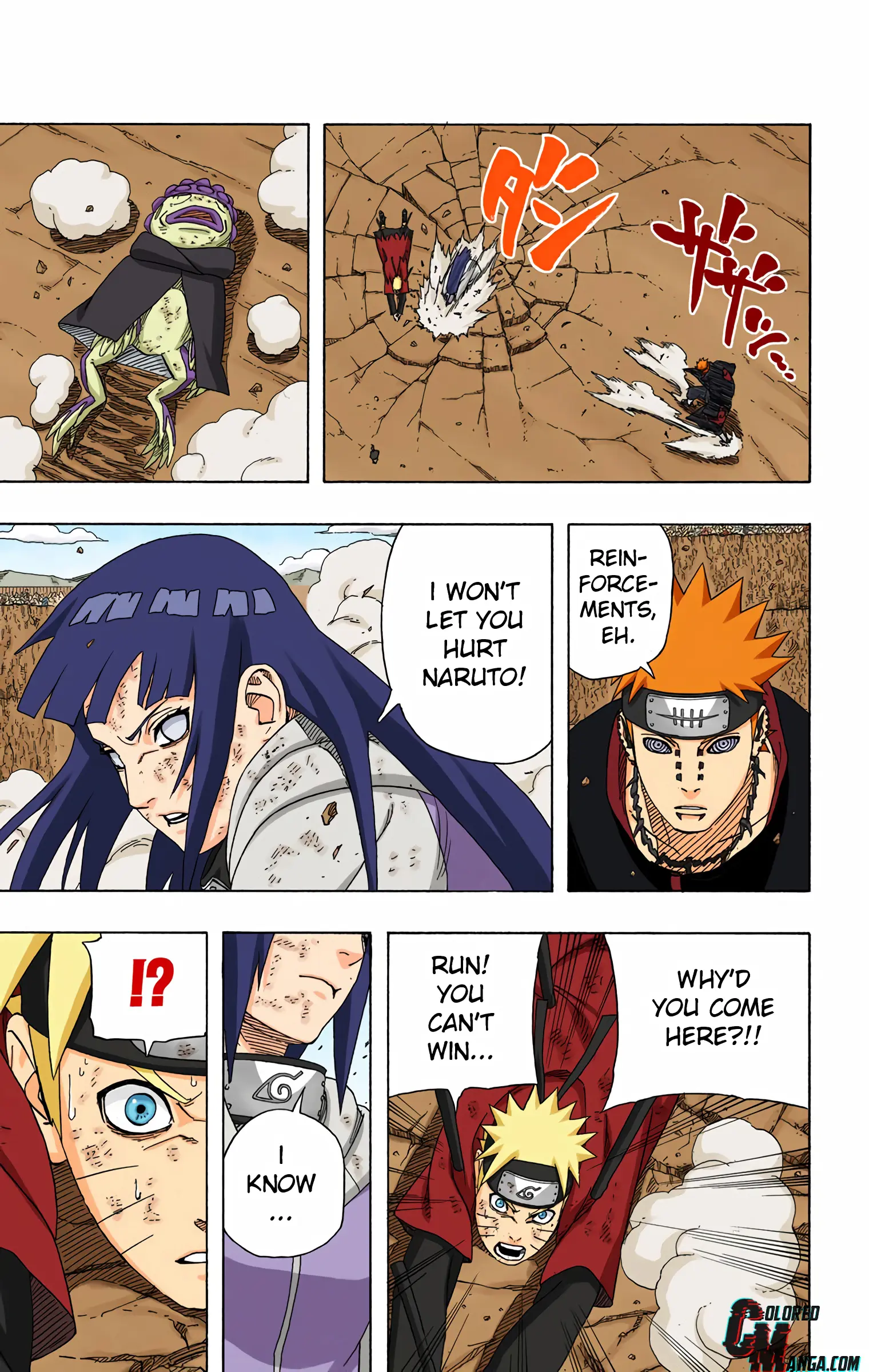 Naruto Colored Manga Online, chapter 437, page 9