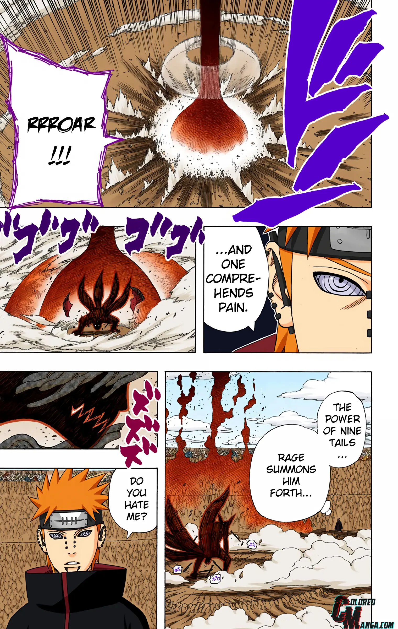 Naruto Colored Manga Online, chapter 437, page 15