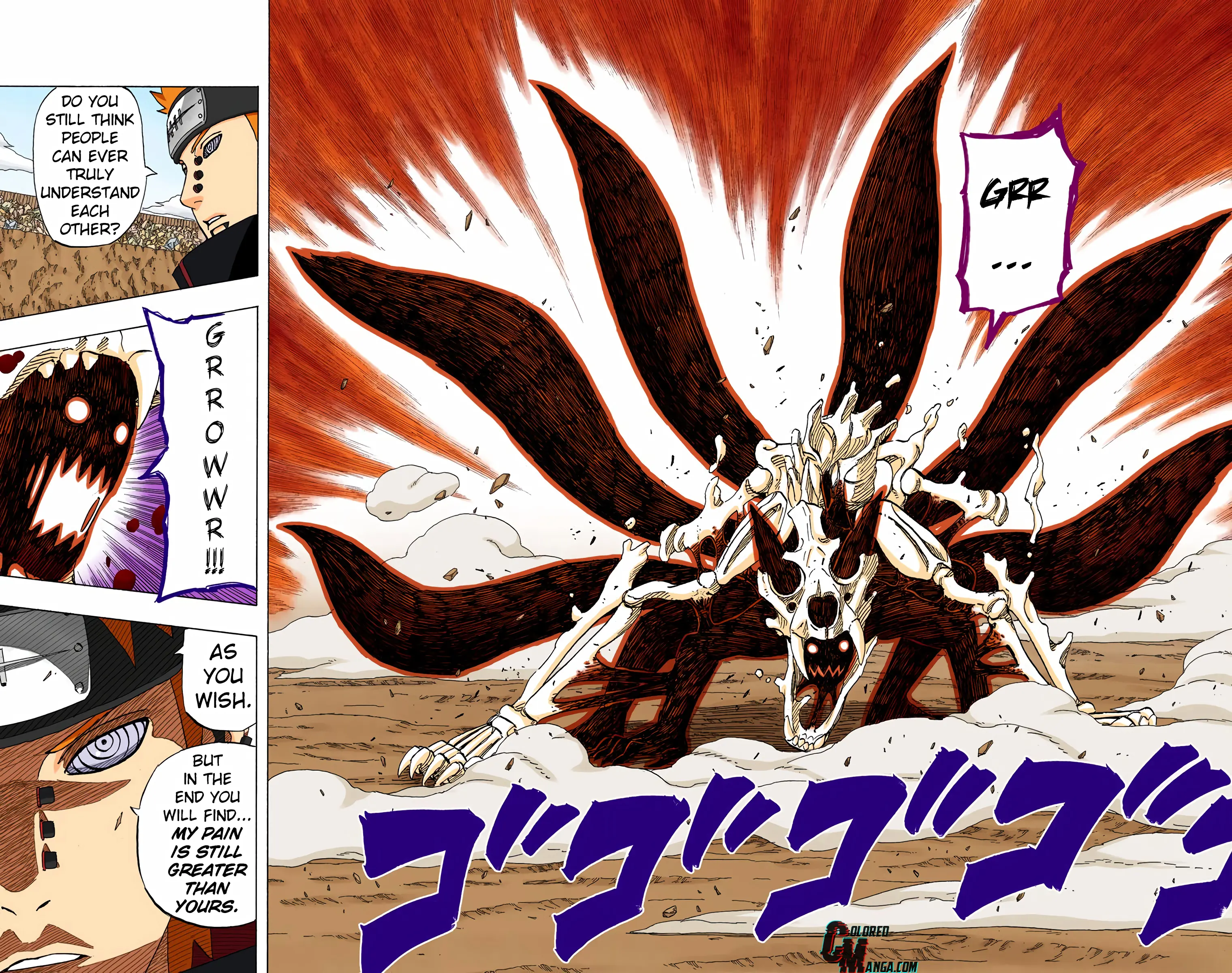 Naruto Colored Manga Online, chapter 437, page 16