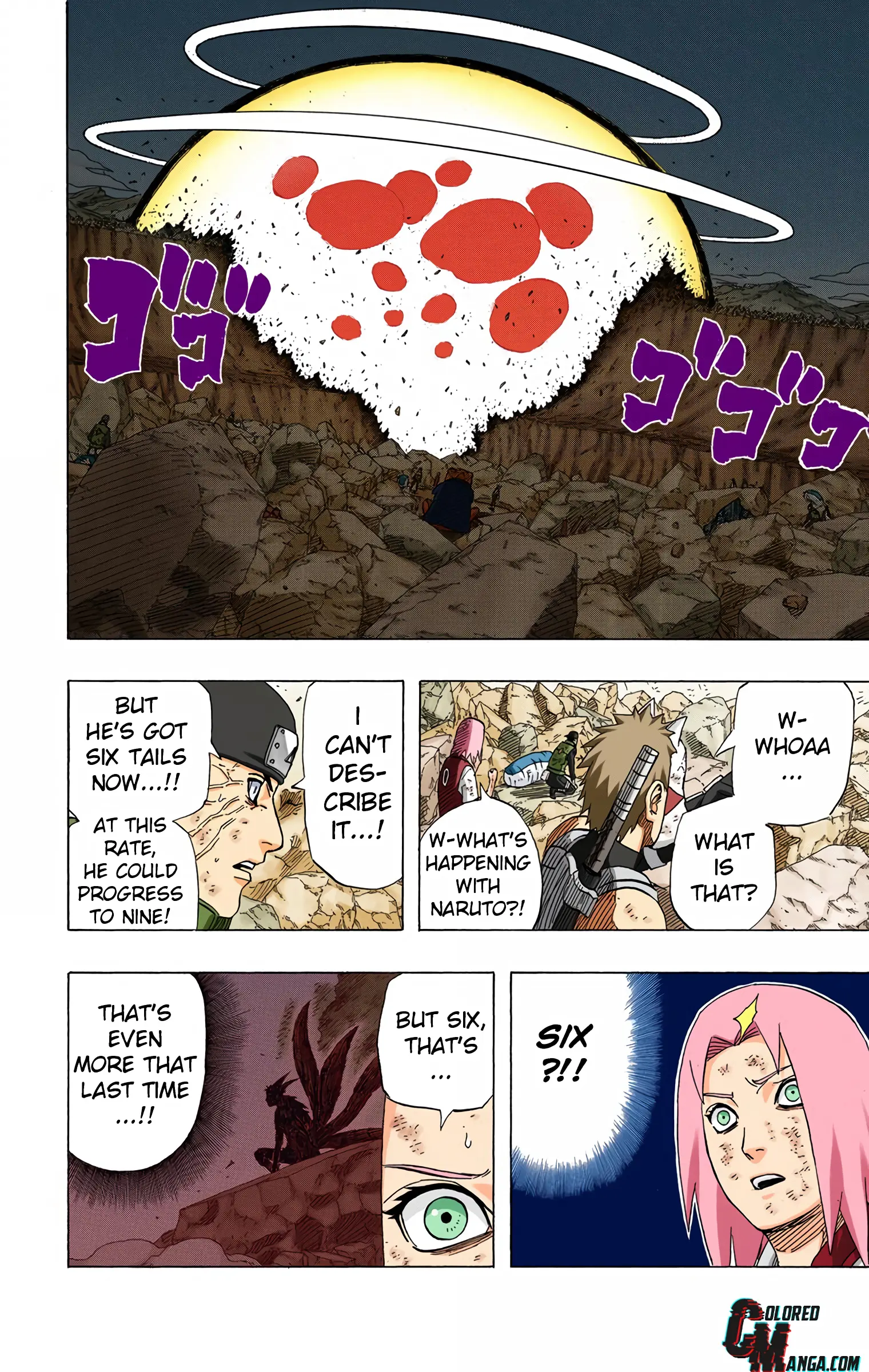 Naruto Colored Manga Online, chapter 438, page 9