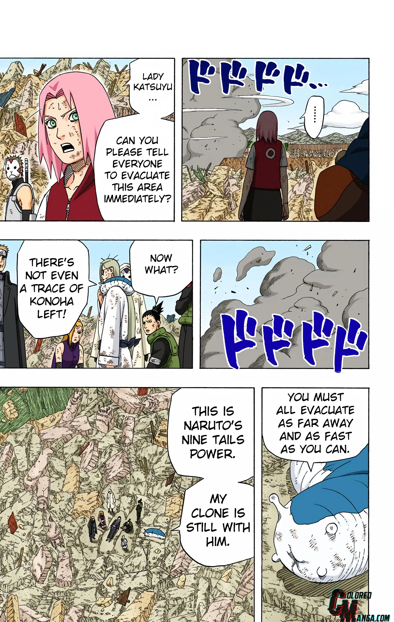 Naruto Colored Manga Online, chapter 438, page 10