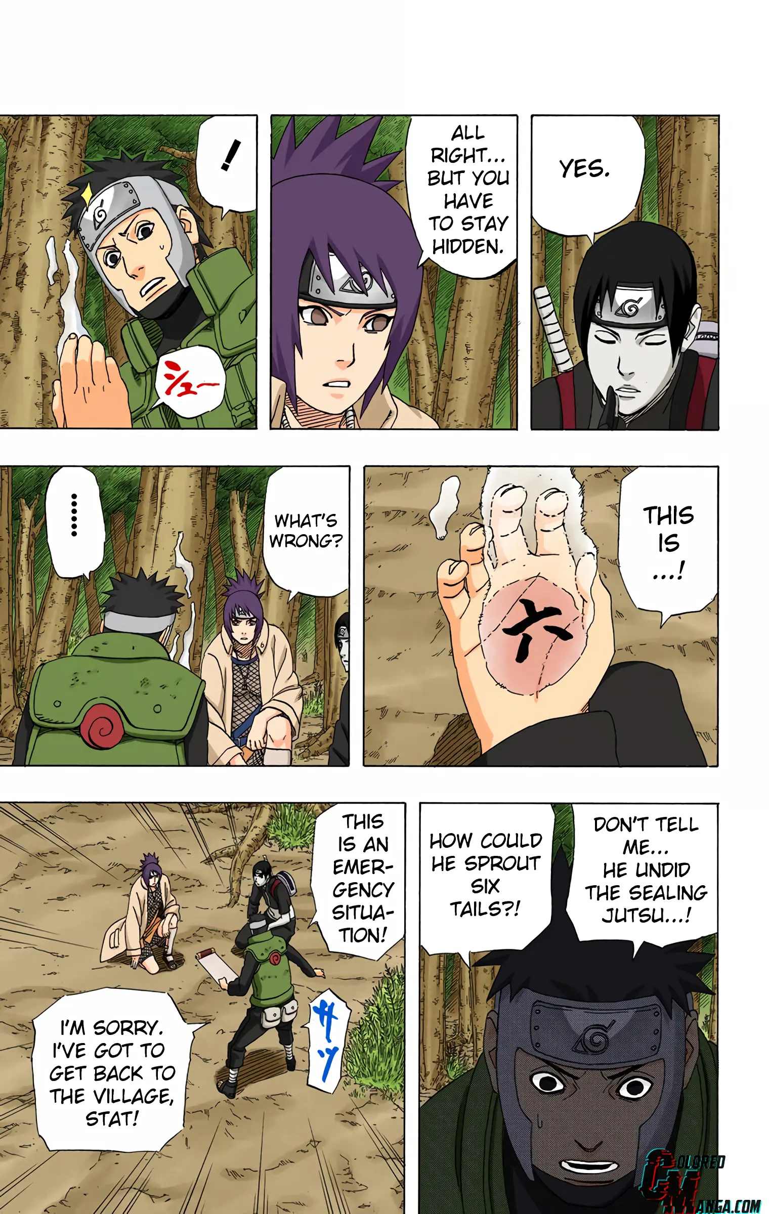 Naruto Colored Manga Online, chapter 438, page 12