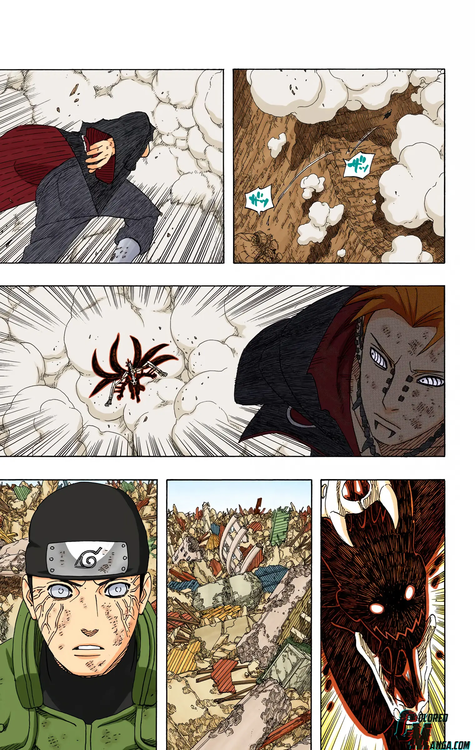 Naruto Colored Manga Online, chapter 438, page 14
