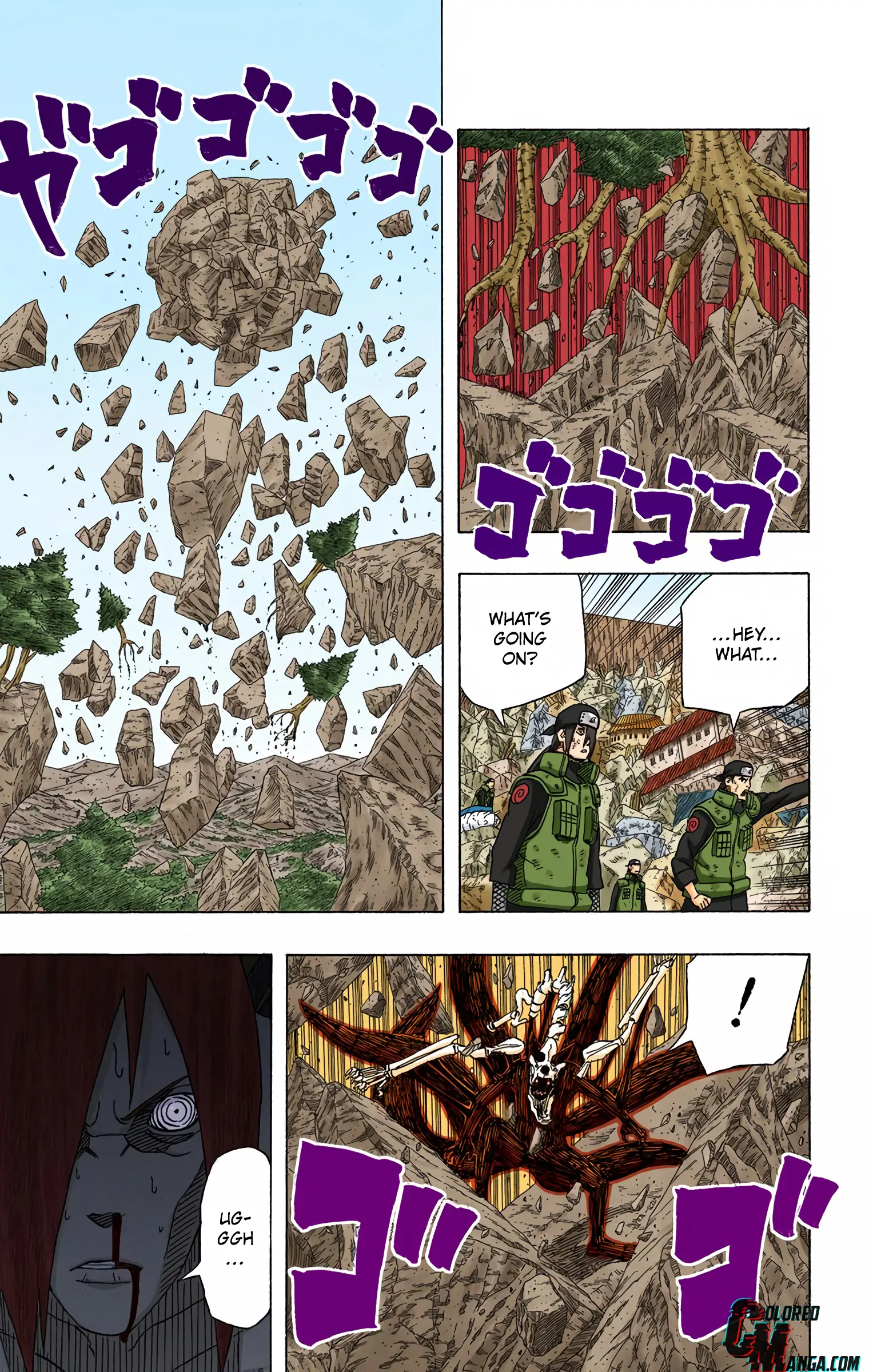 Naruto Colored Manga Online, chapter 439, page 3