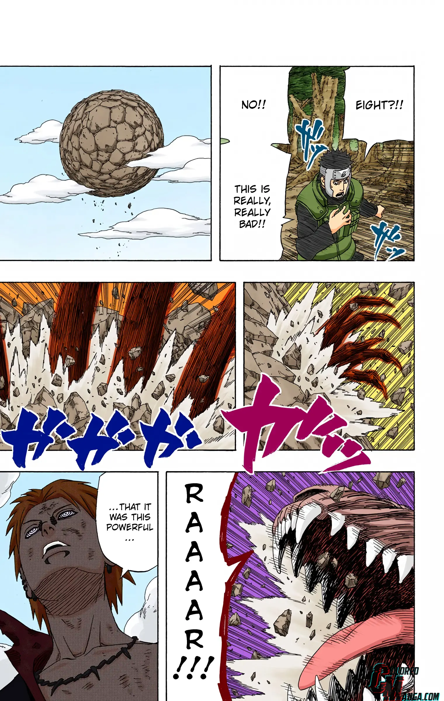 Naruto Colored Manga Online, chapter 439, page 12
