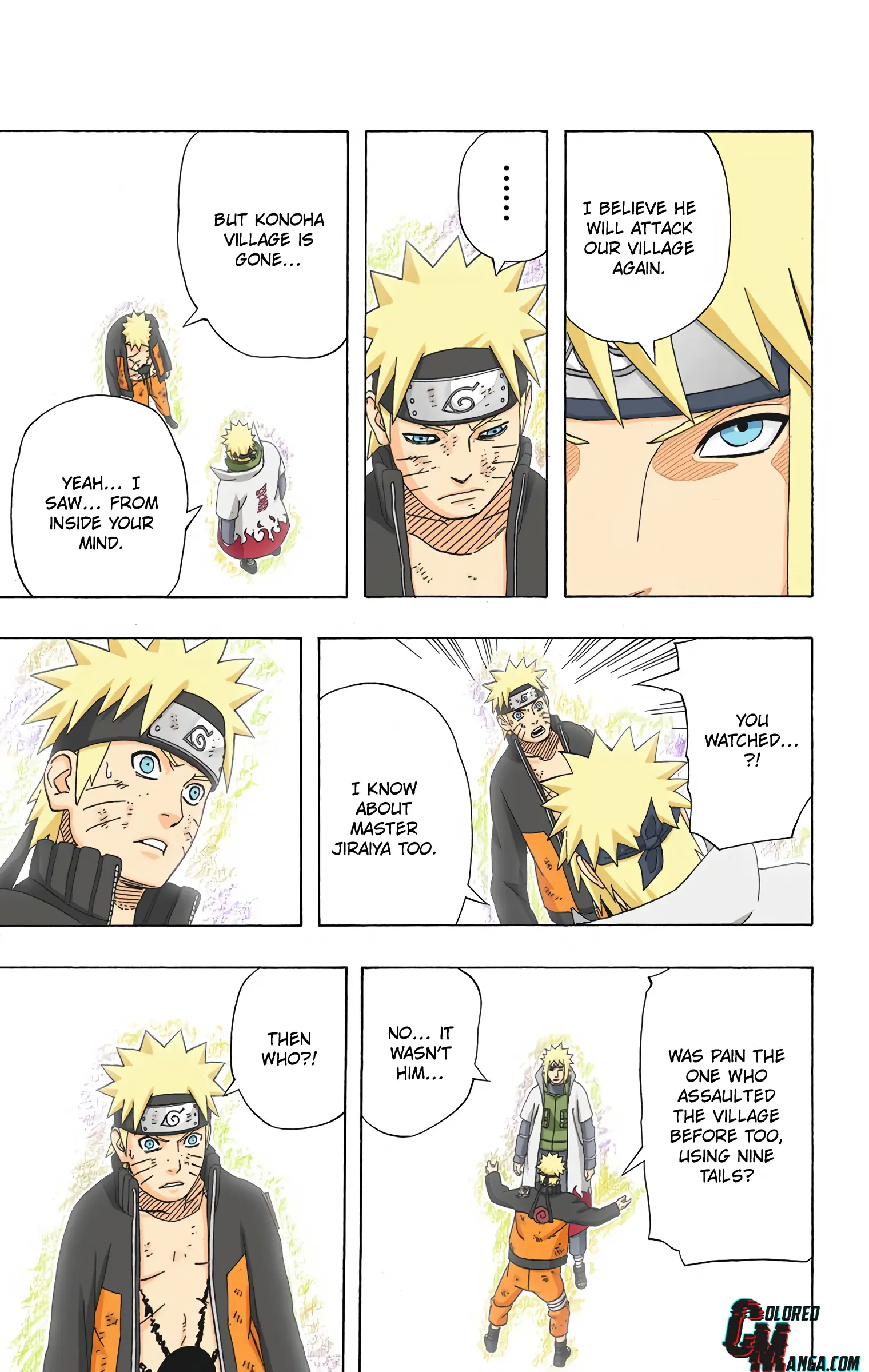 Naruto Colored Manga Online, chapter 440, page 9
