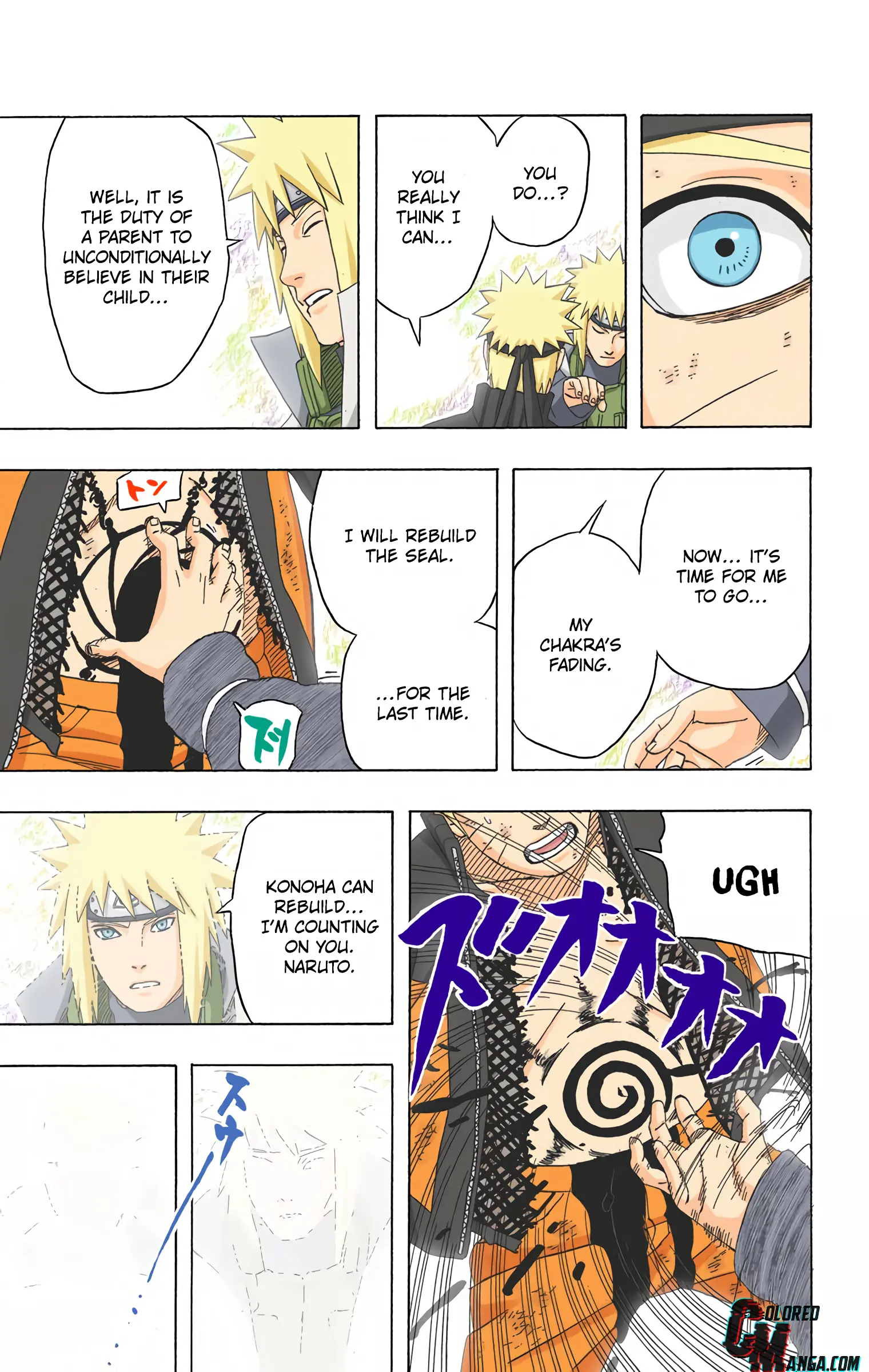 Naruto Colored Manga Online, chapter 440, page 15