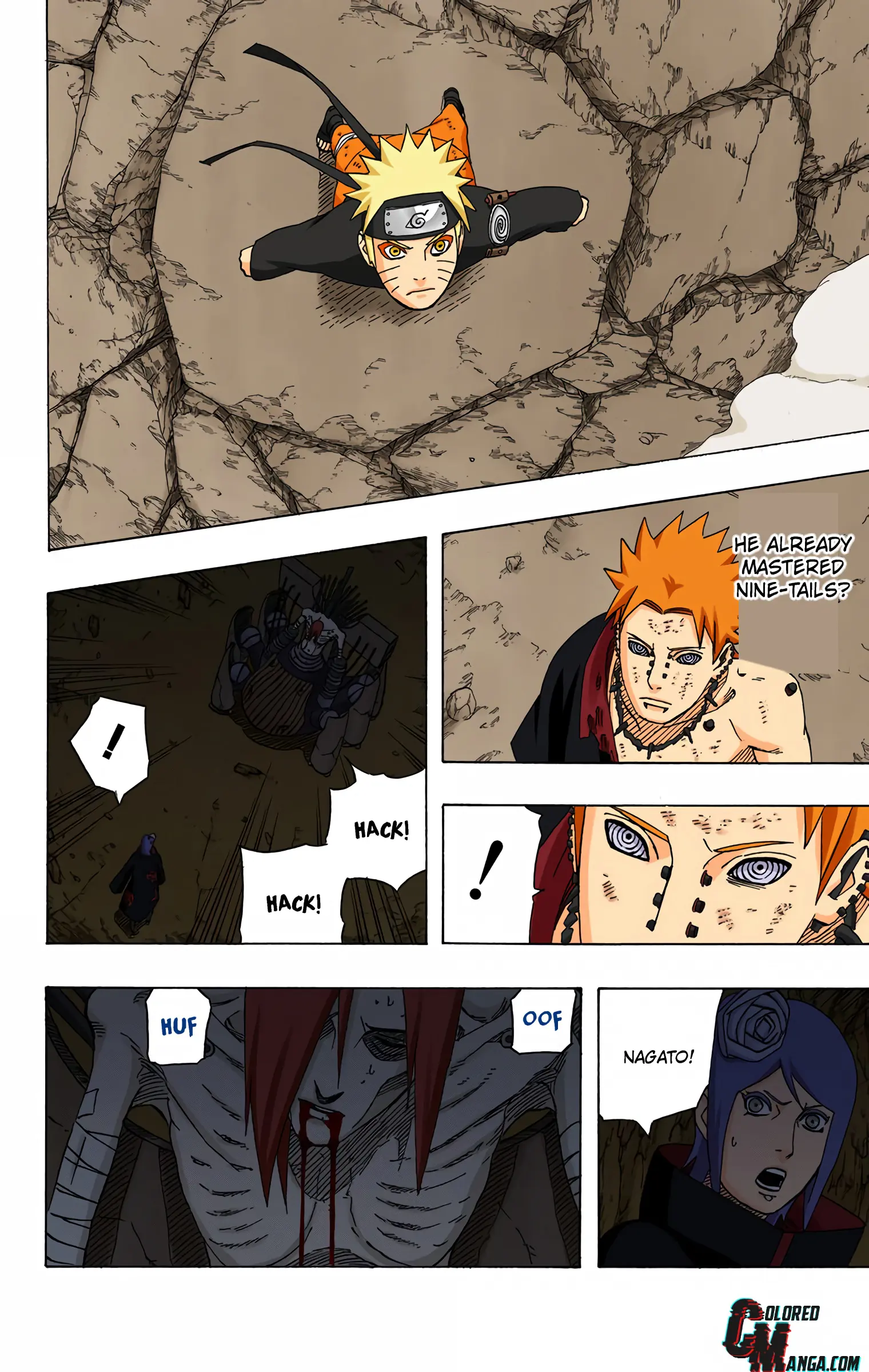 Naruto Colored Manga Online, chapter 441, page 2