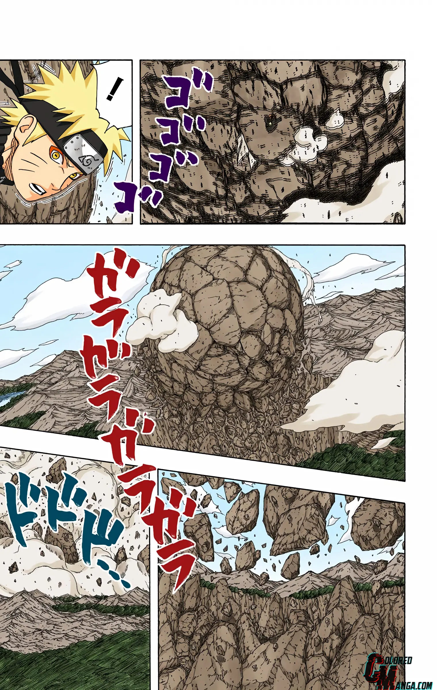 Naruto Colored Manga Online, chapter 441, page 3