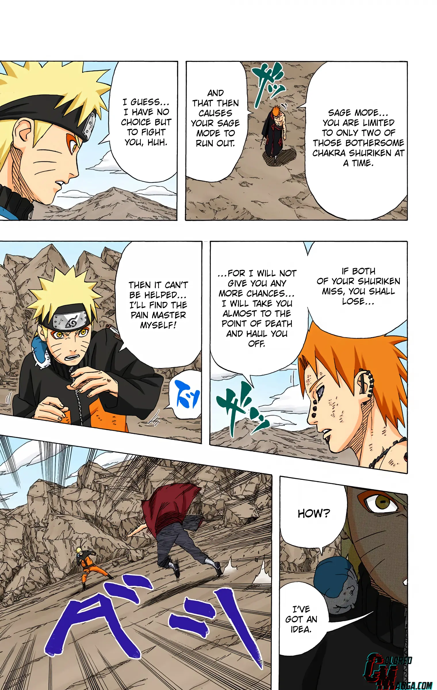 Naruto Colored Manga Online, chapter 441, page 11