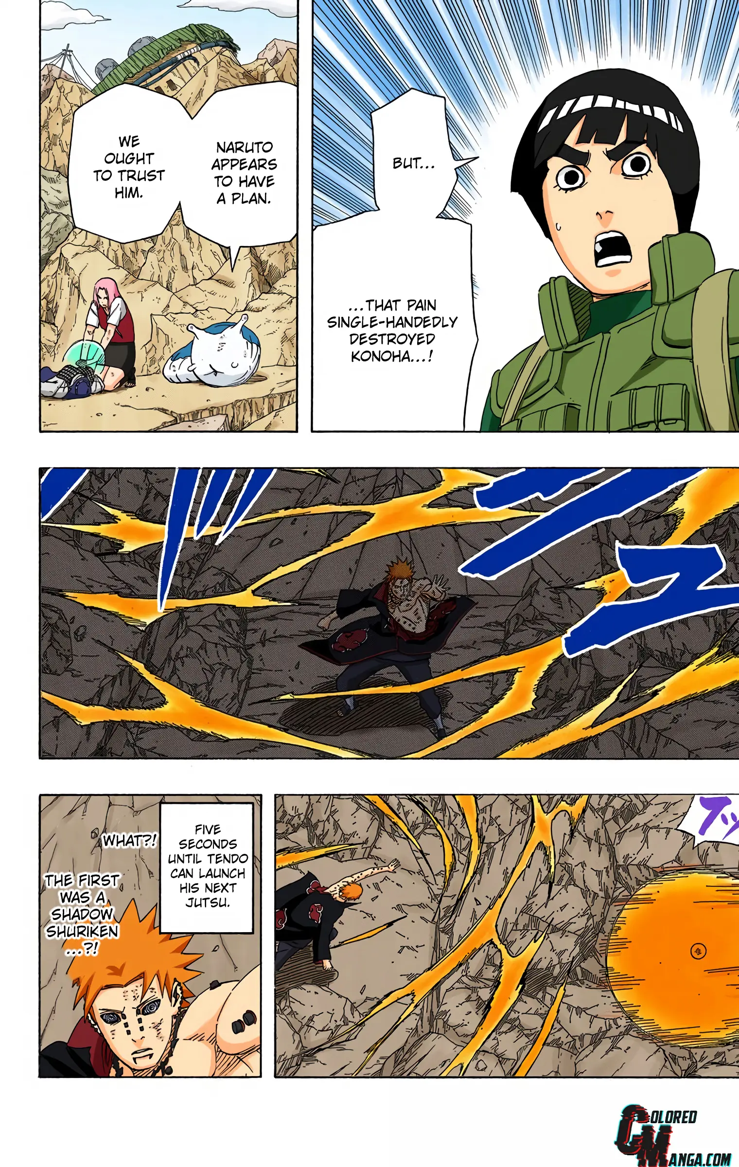 Naruto Colored Manga Online, chapter 442, page 5