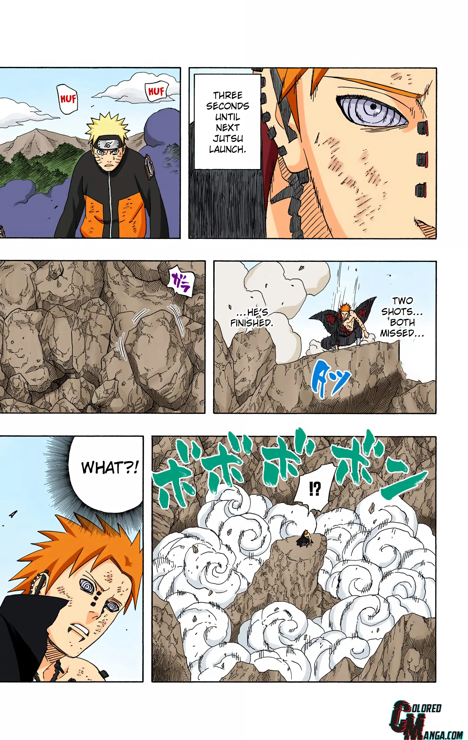 Naruto Colored Manga Online, chapter 442, page 10
