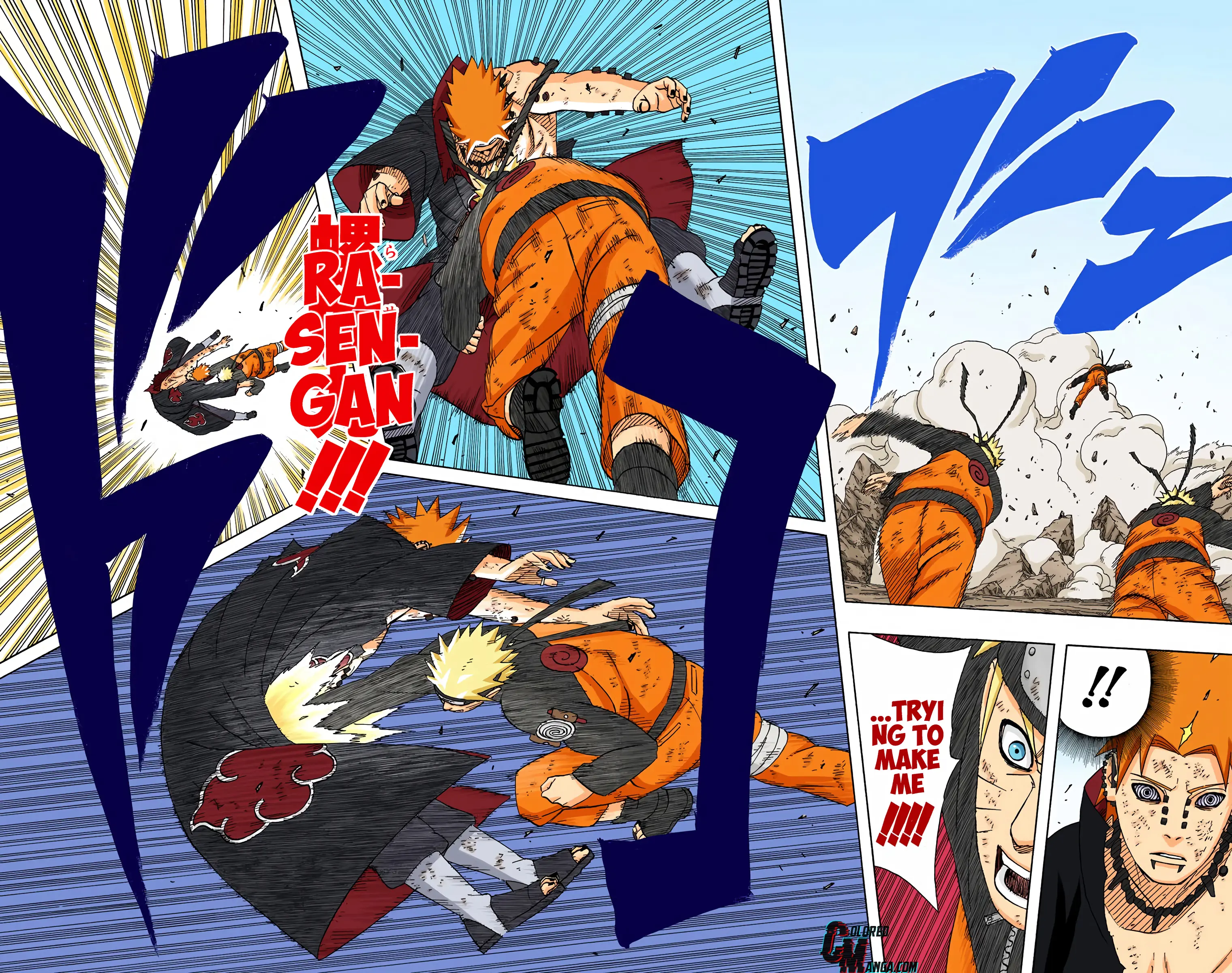Naruto Colored Manga Online, chapter 442, page 19